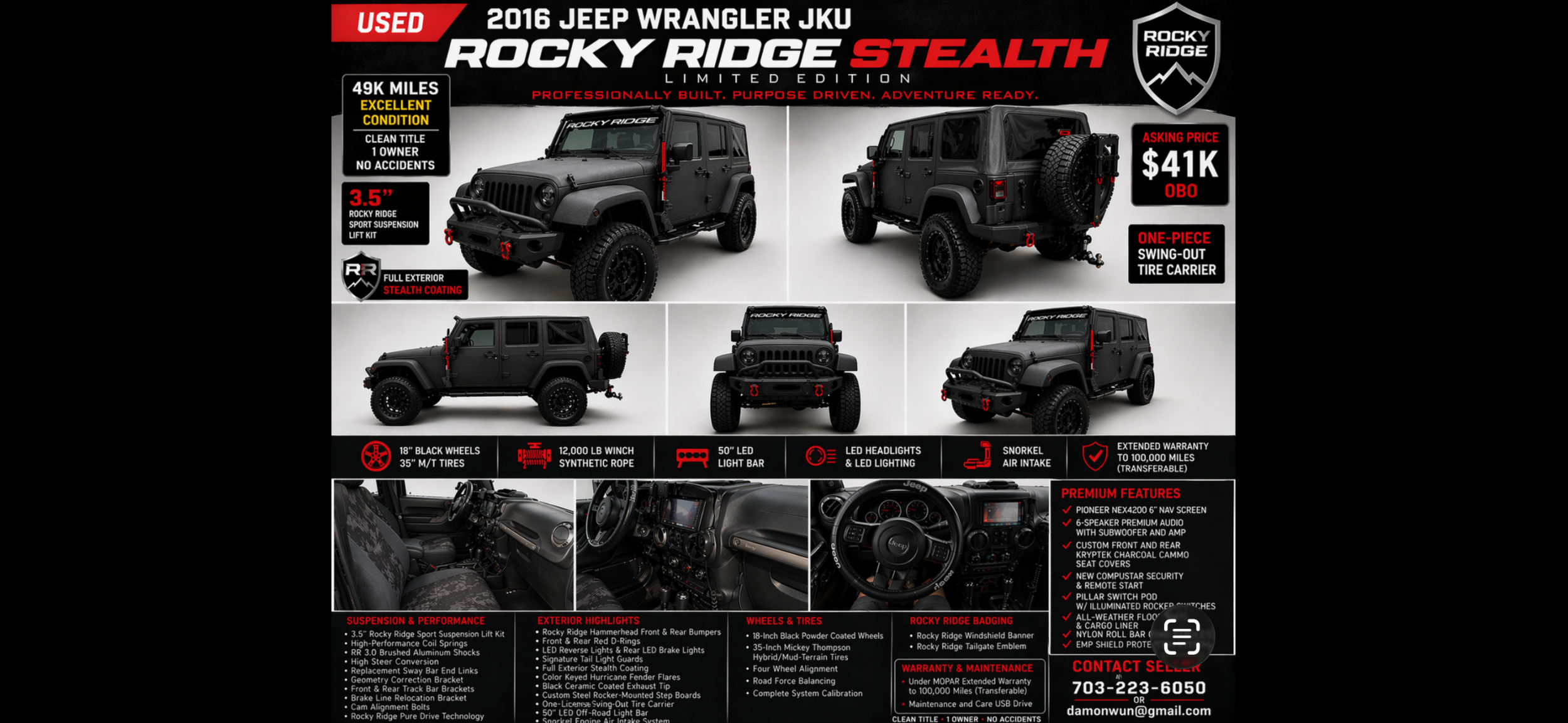 2016 Jeep Wrangler Unlimited Sport