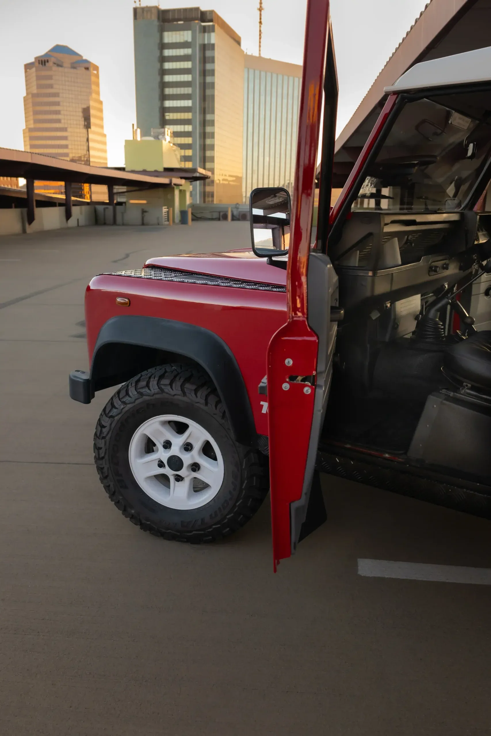 Portofino Red 1999 Land Rover Defender 90