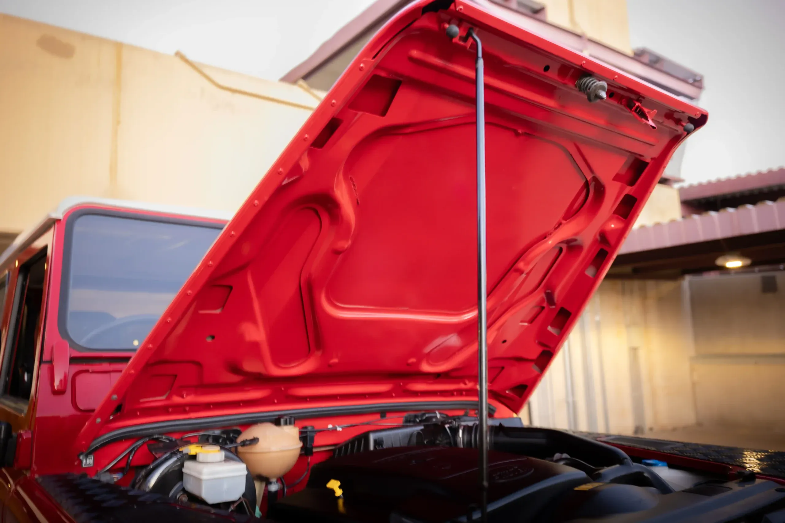 Portofino Red 1999 Land Rover Defender 90