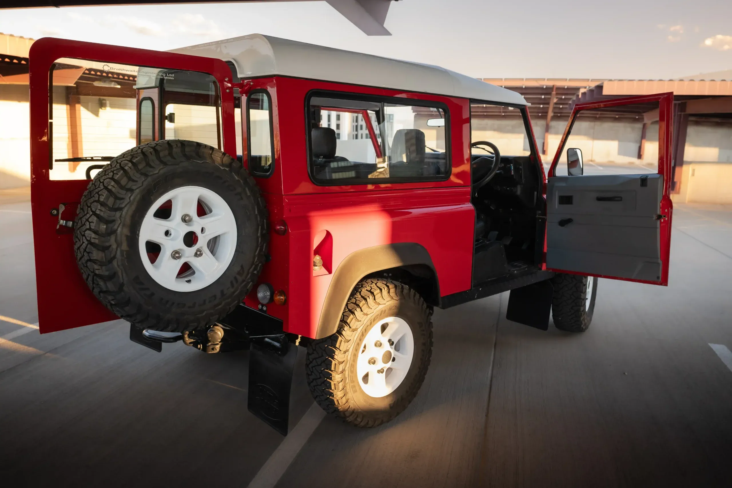 Portofino Red 1999 Land Rover Defender 90