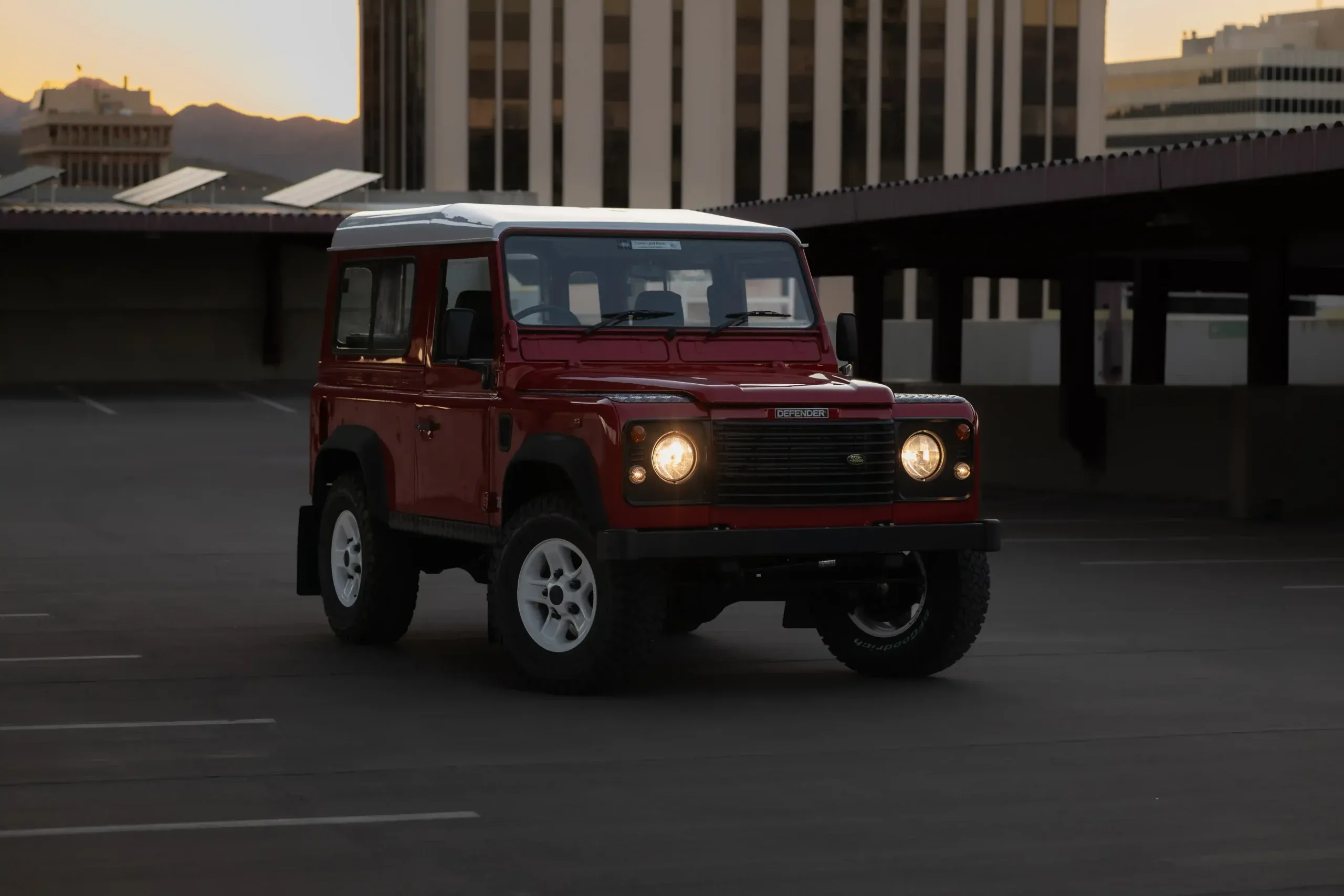 Portofino Red 1999 Land Rover Defender 90