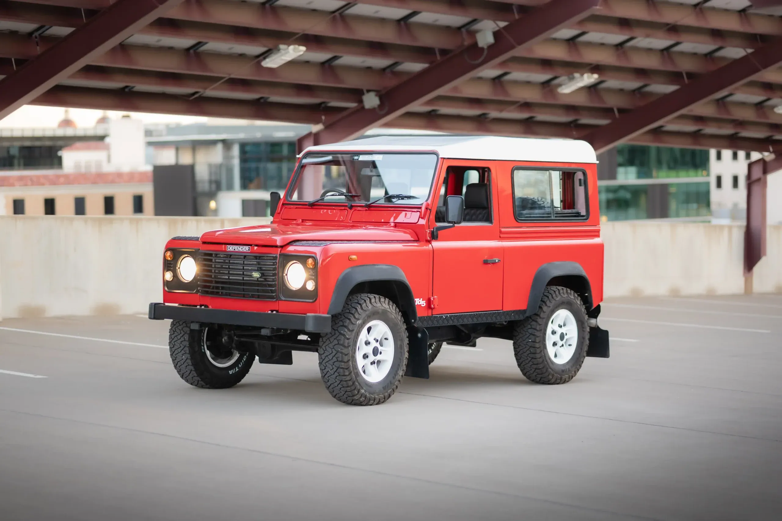 Portofino Red 1999 Land Rover Defender 90
