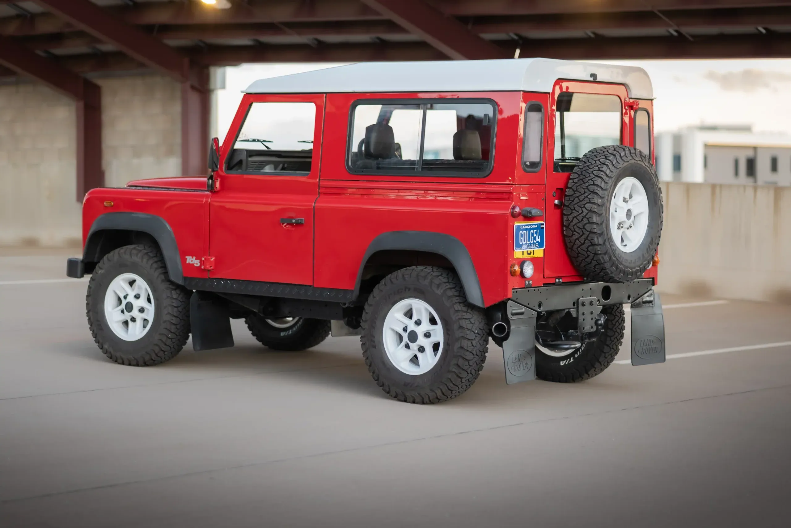 Portofino Red 1999 Land Rover Defender 90