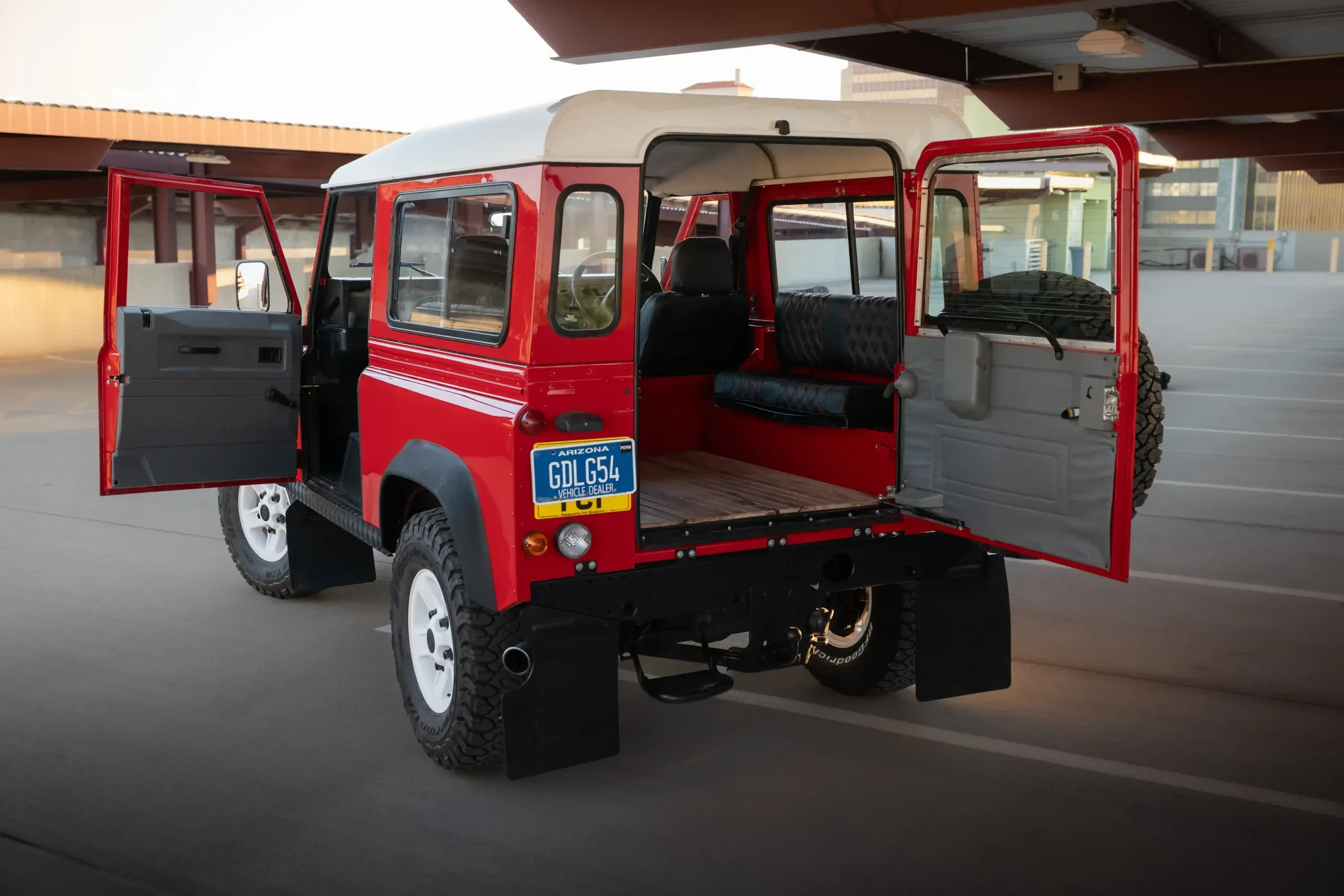 Portofino Red 1999 Land Rover Defender 90