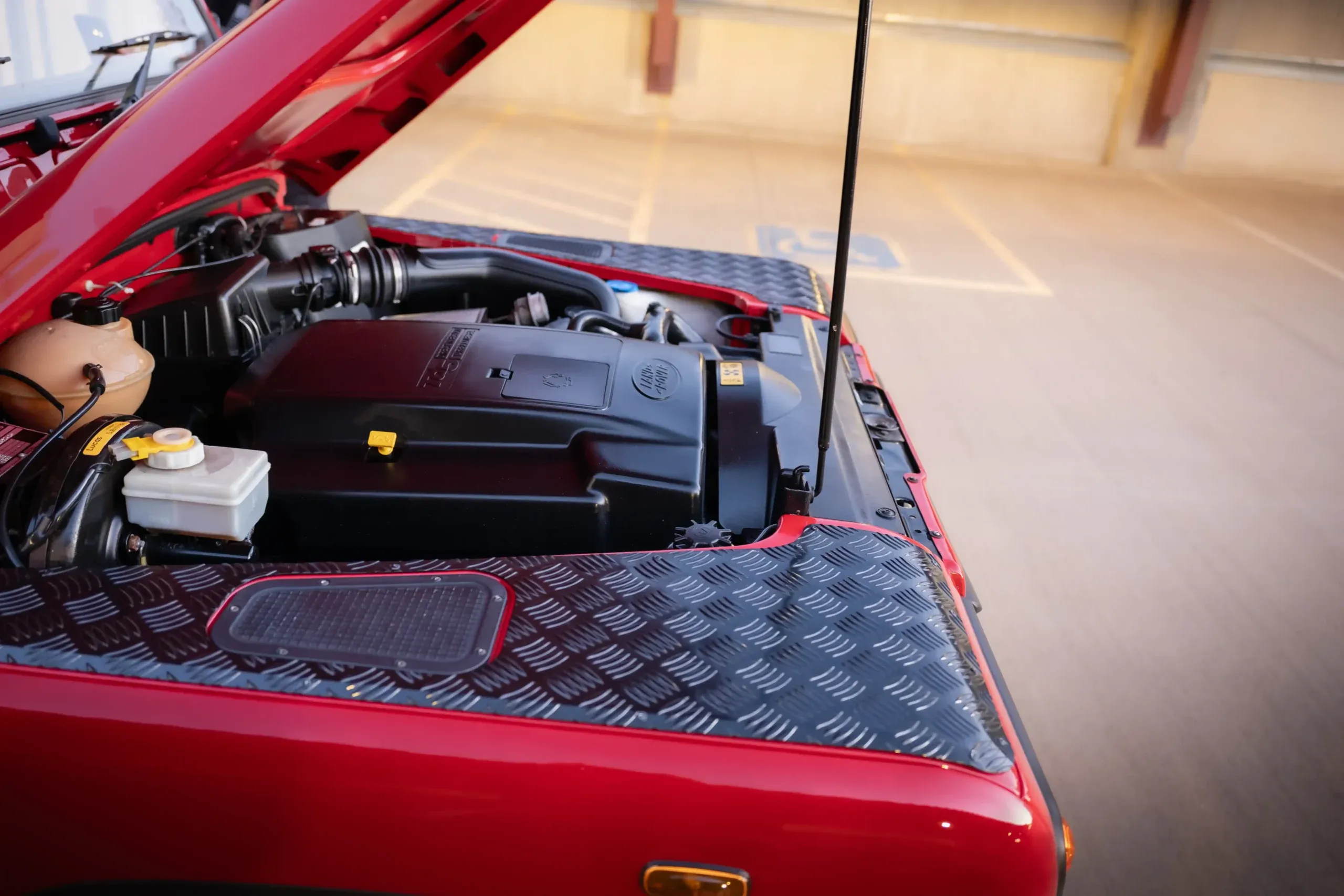 Portofino Red 1999 Land Rover Defender 90