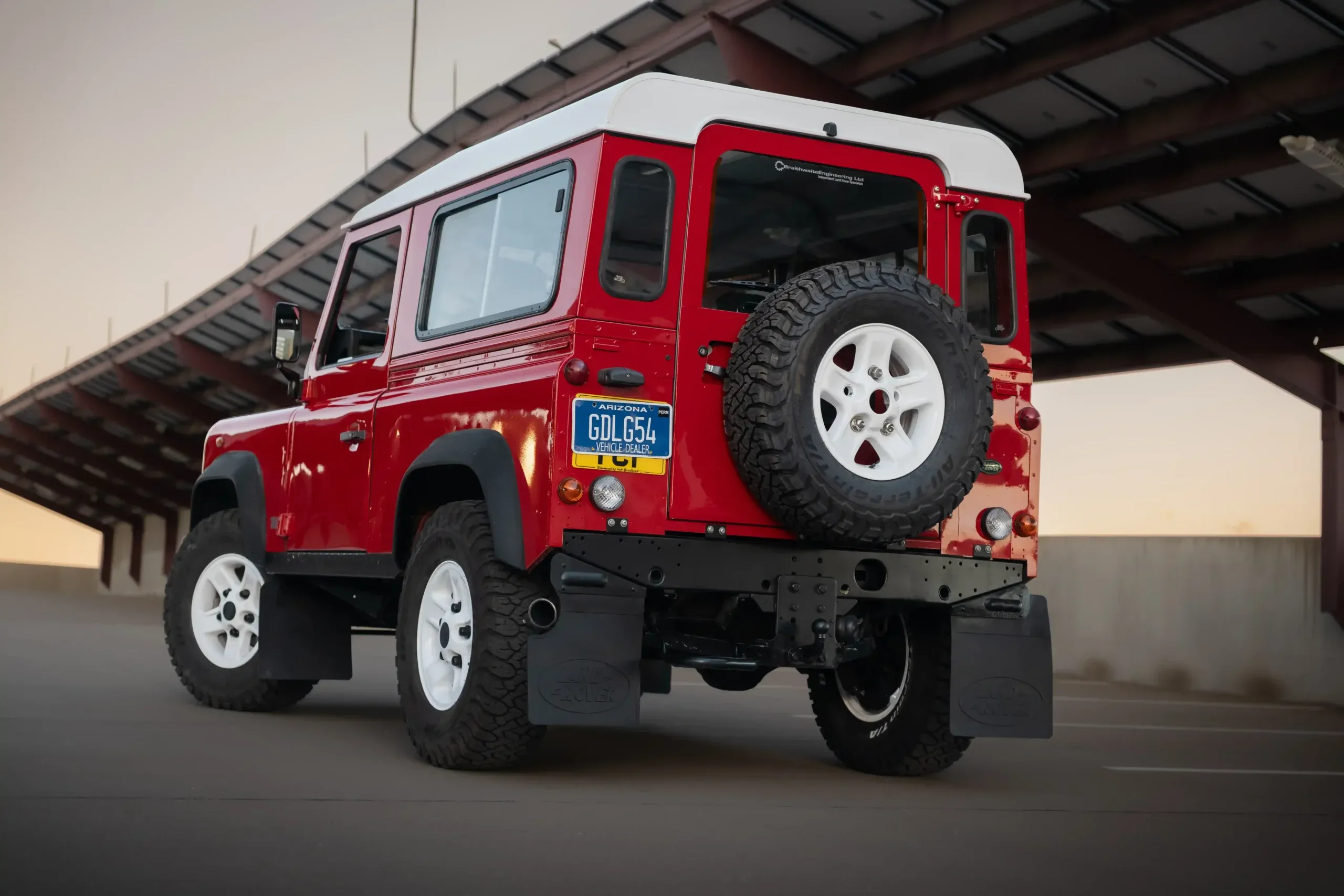 Portofino Red 1999 Land Rover Defender 90