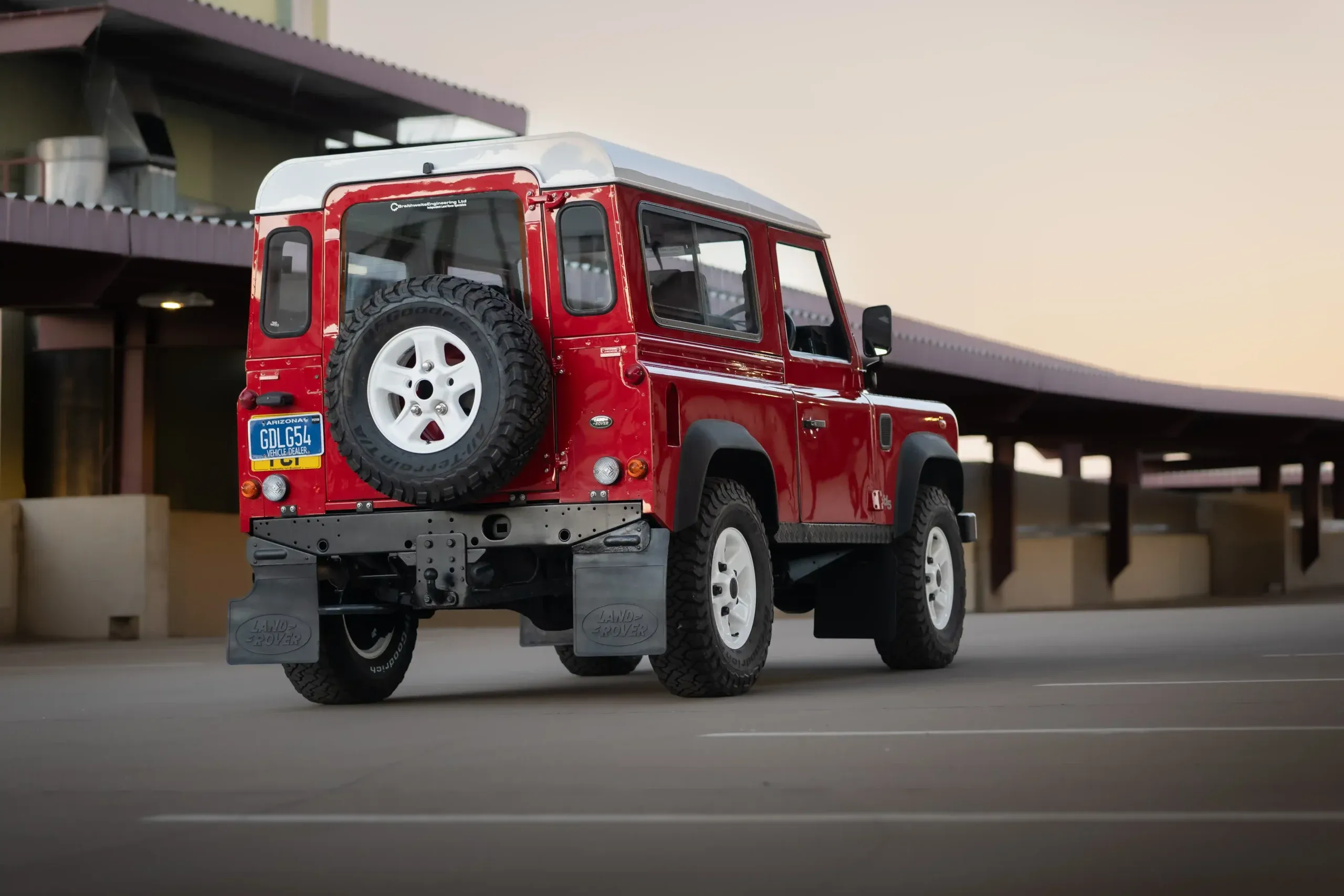 Portofino Red 1999 Land Rover Defender 90