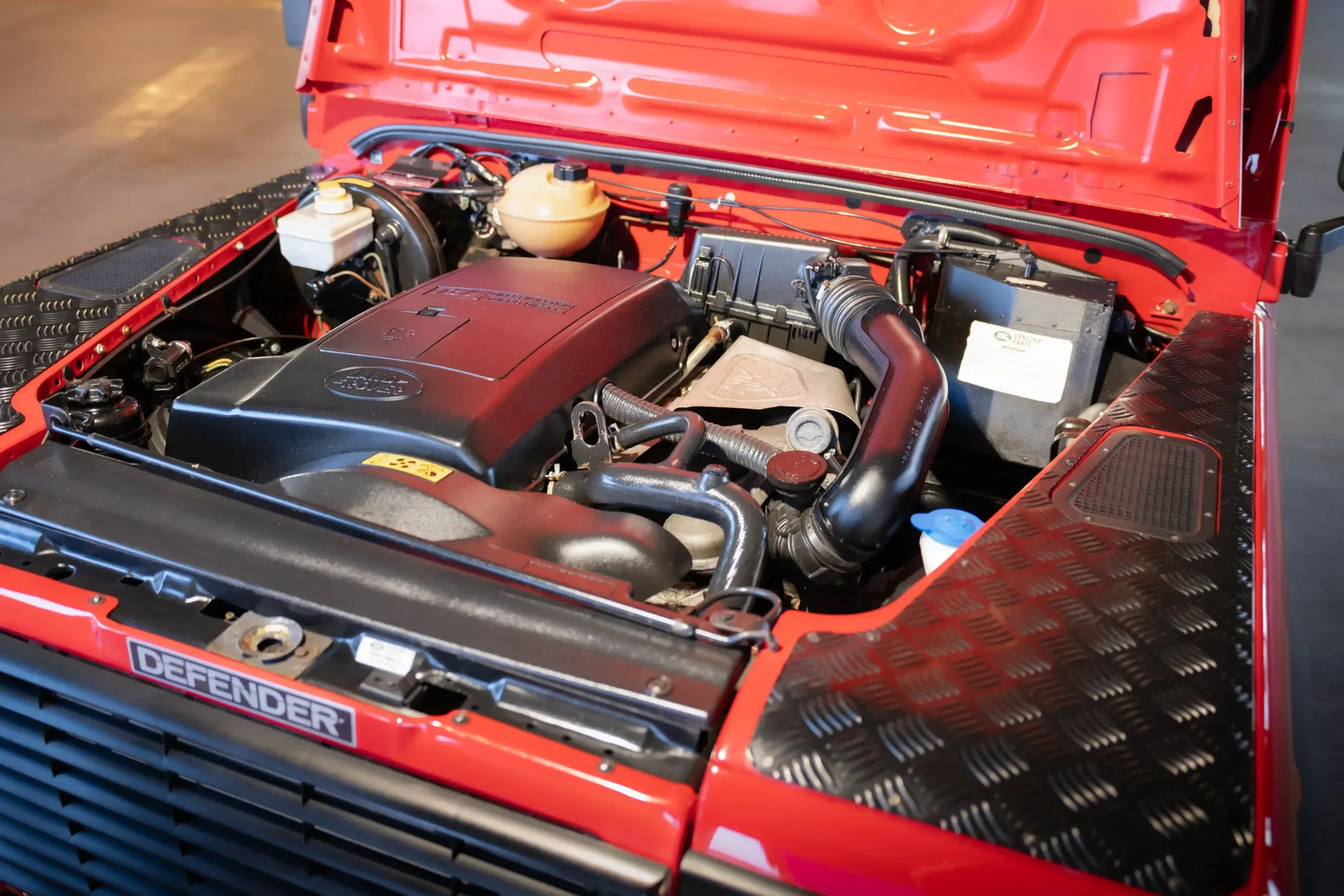 Portofino Red 1999 Land Rover Defender 90