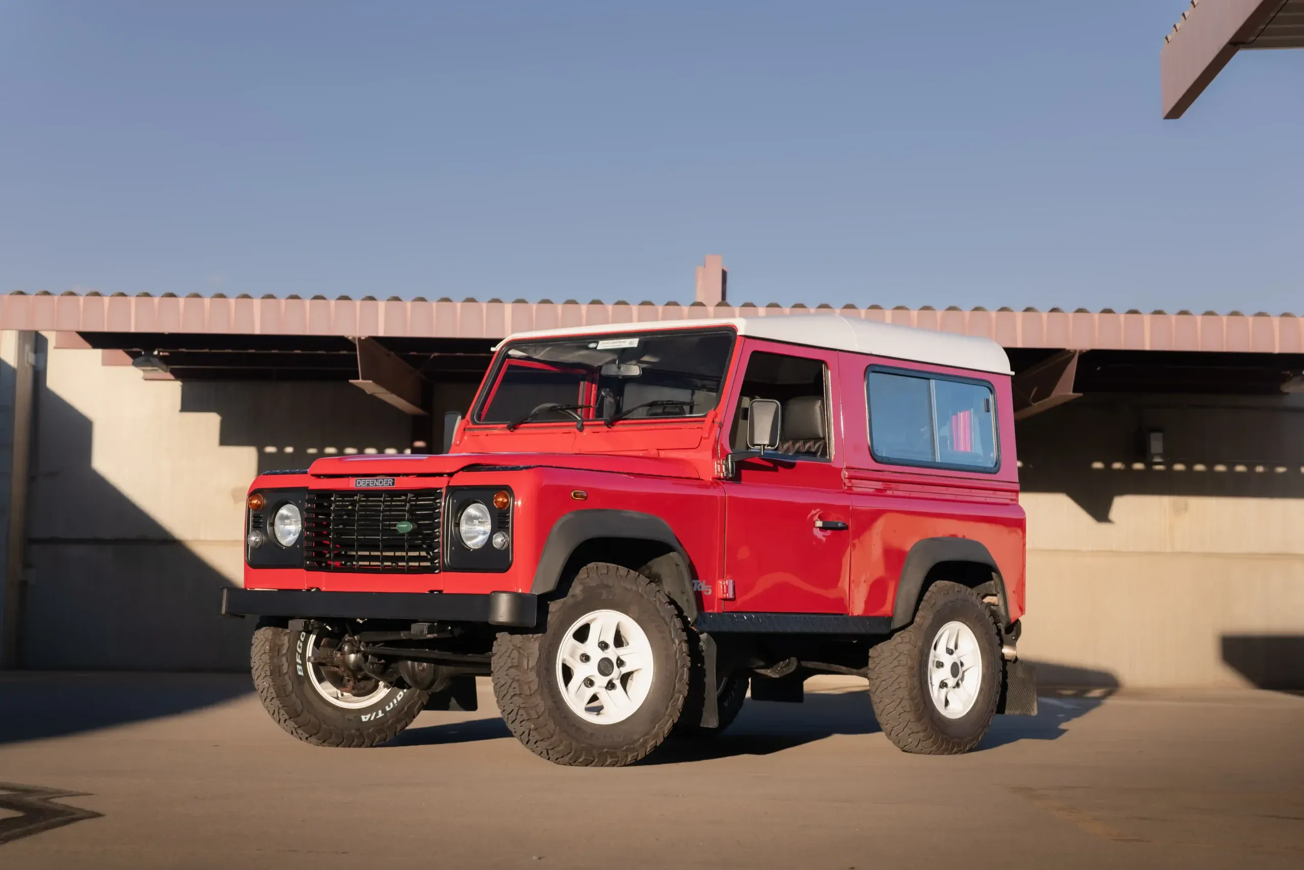 Portofino Red 1999 Land Rover Defender 90