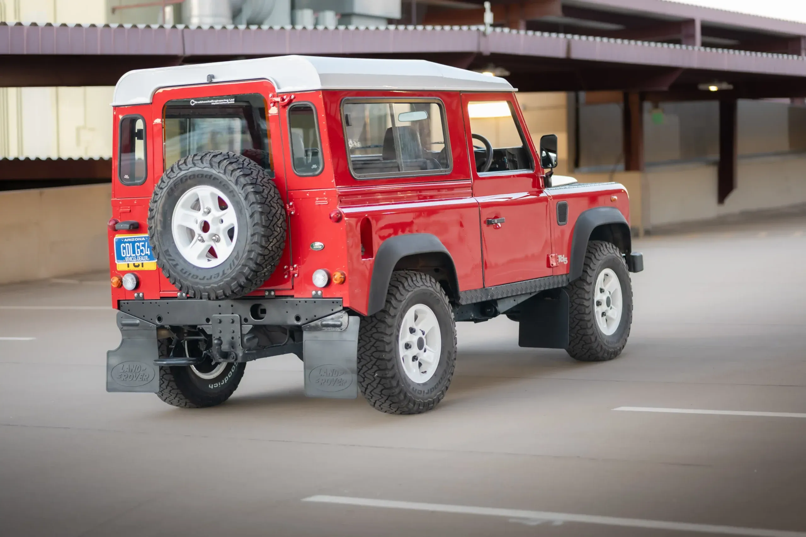 Portofino Red 1999 Land Rover Defender 90