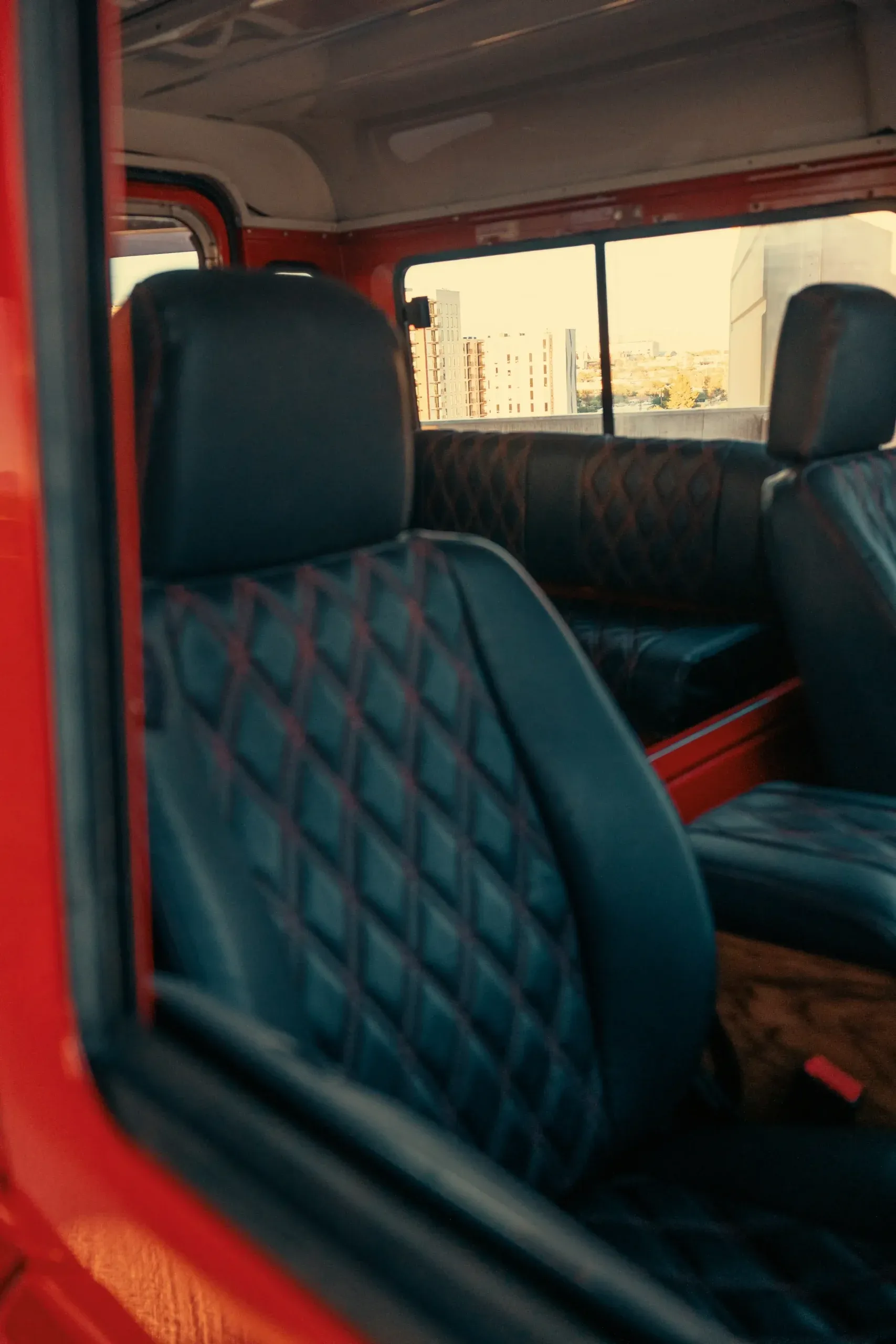 Portofino Red 1999 Land Rover Defender 90