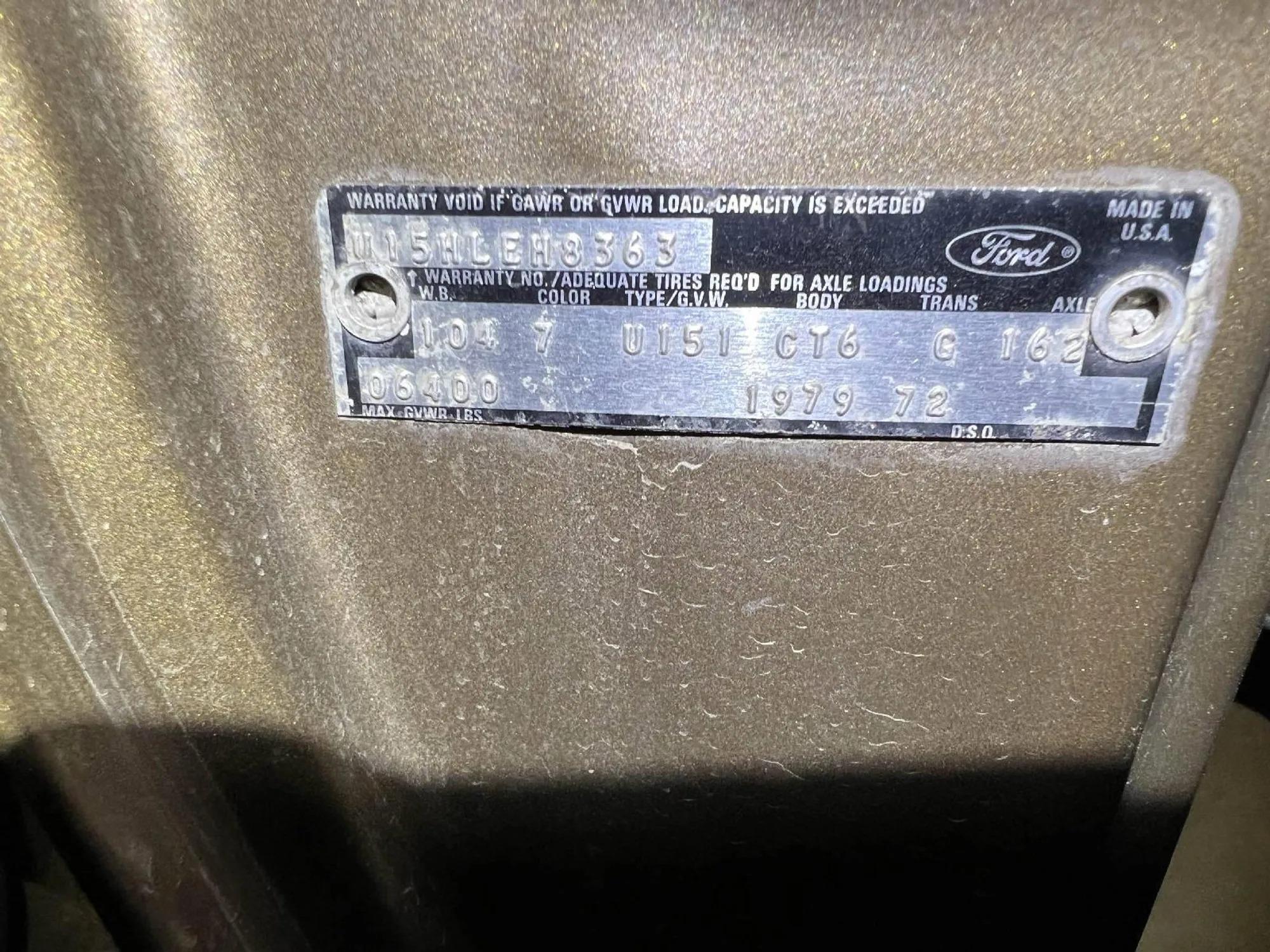 1979 Ford Bronco Ranger XLT