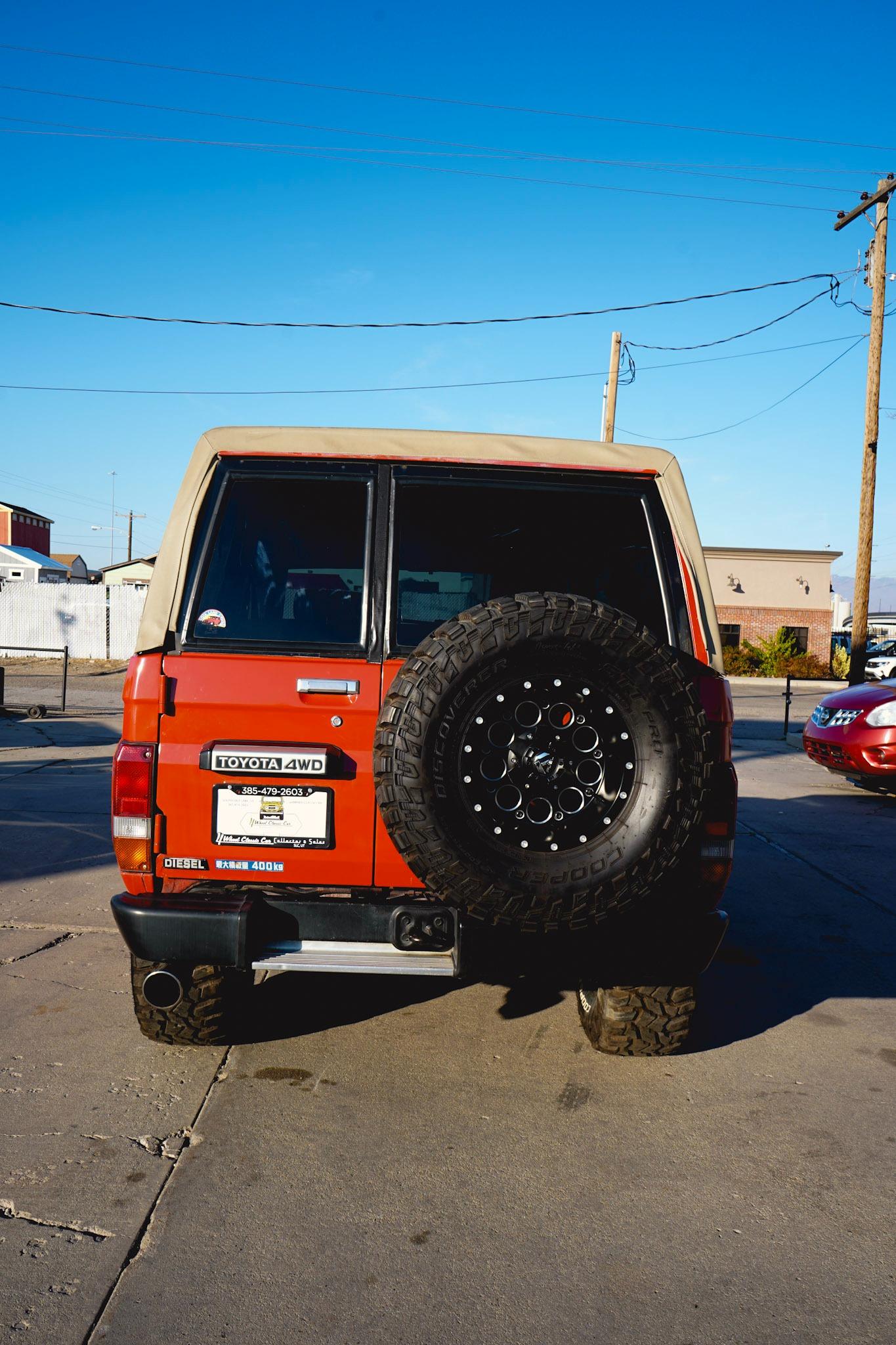 Sold: 1989 Toyota Land Cruiser BJ70 Soft-Top