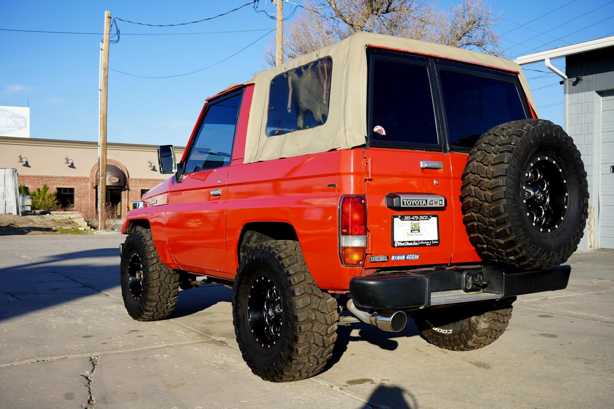 Sold: 1989 Toyota Land Cruiser BJ70 Soft-Top