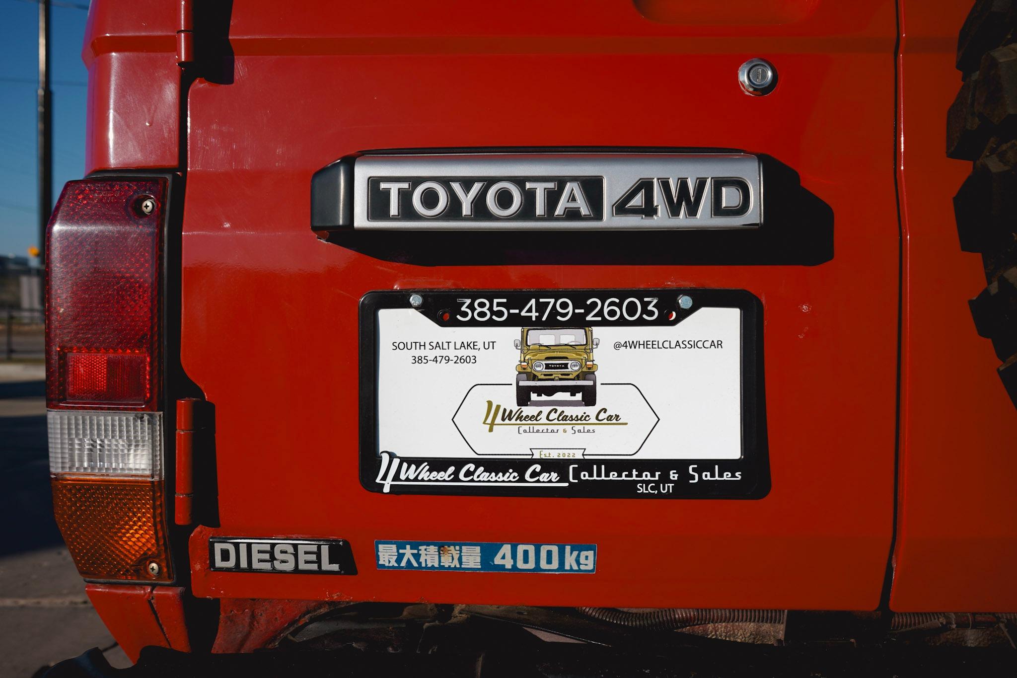 Sold: 1989 Toyota Land Cruiser BJ70 Soft-Top