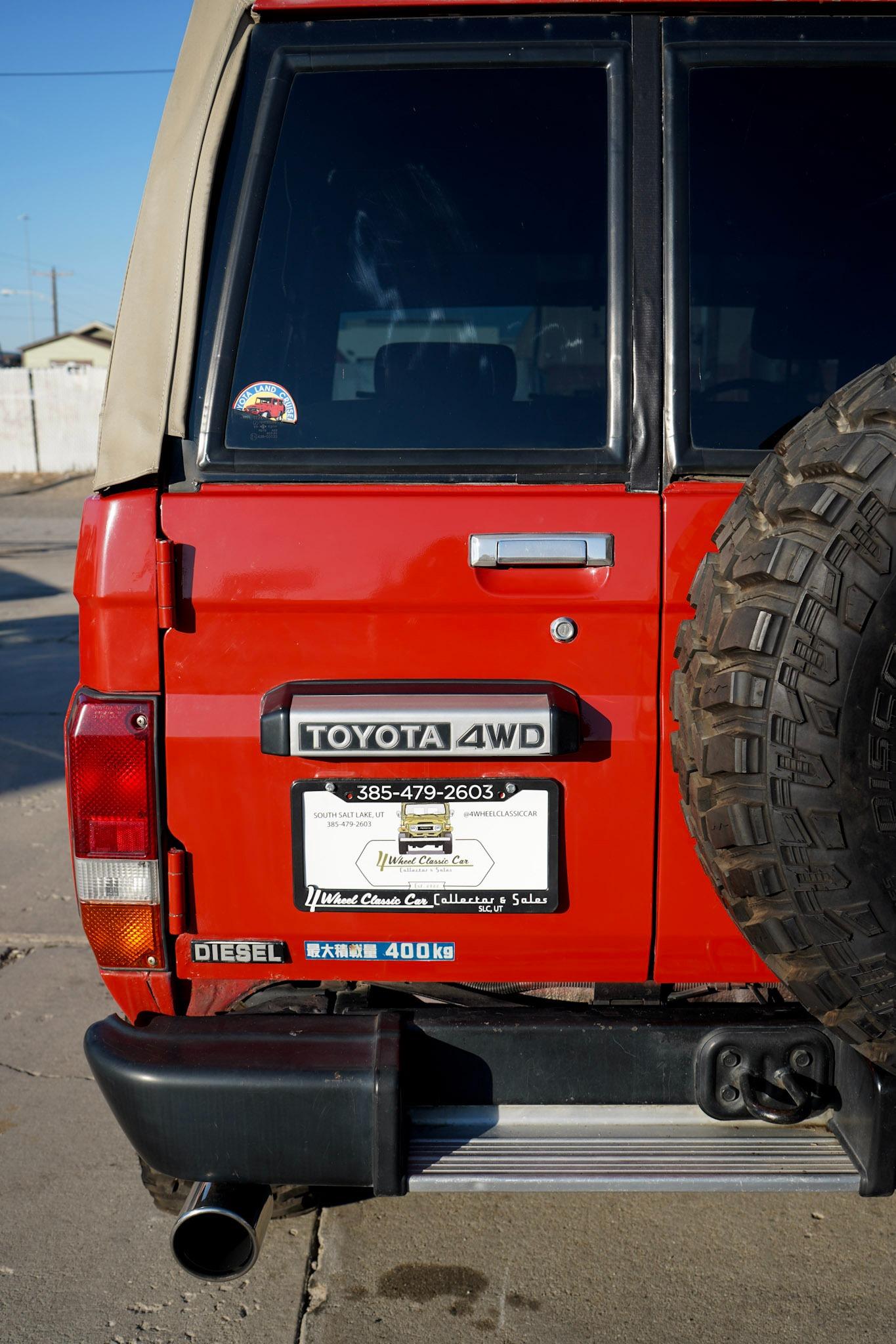 Sold: 1989 Toyota Land Cruiser BJ70 Soft-Top
