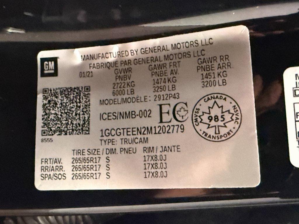 2021 Chevrolet Colorado ZR2 Bison