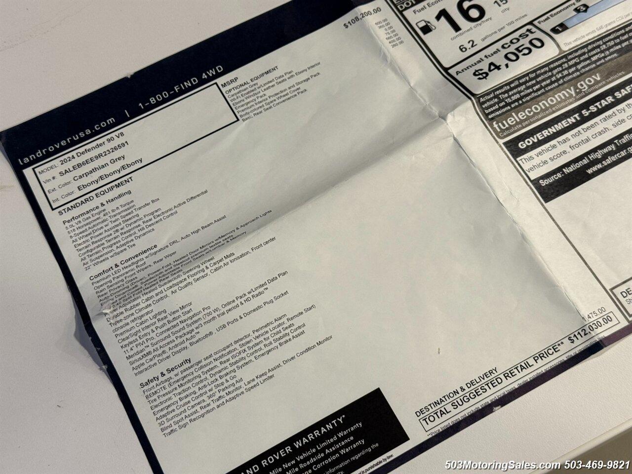 2024 Land Rover Defender 90 Urban Widetrack