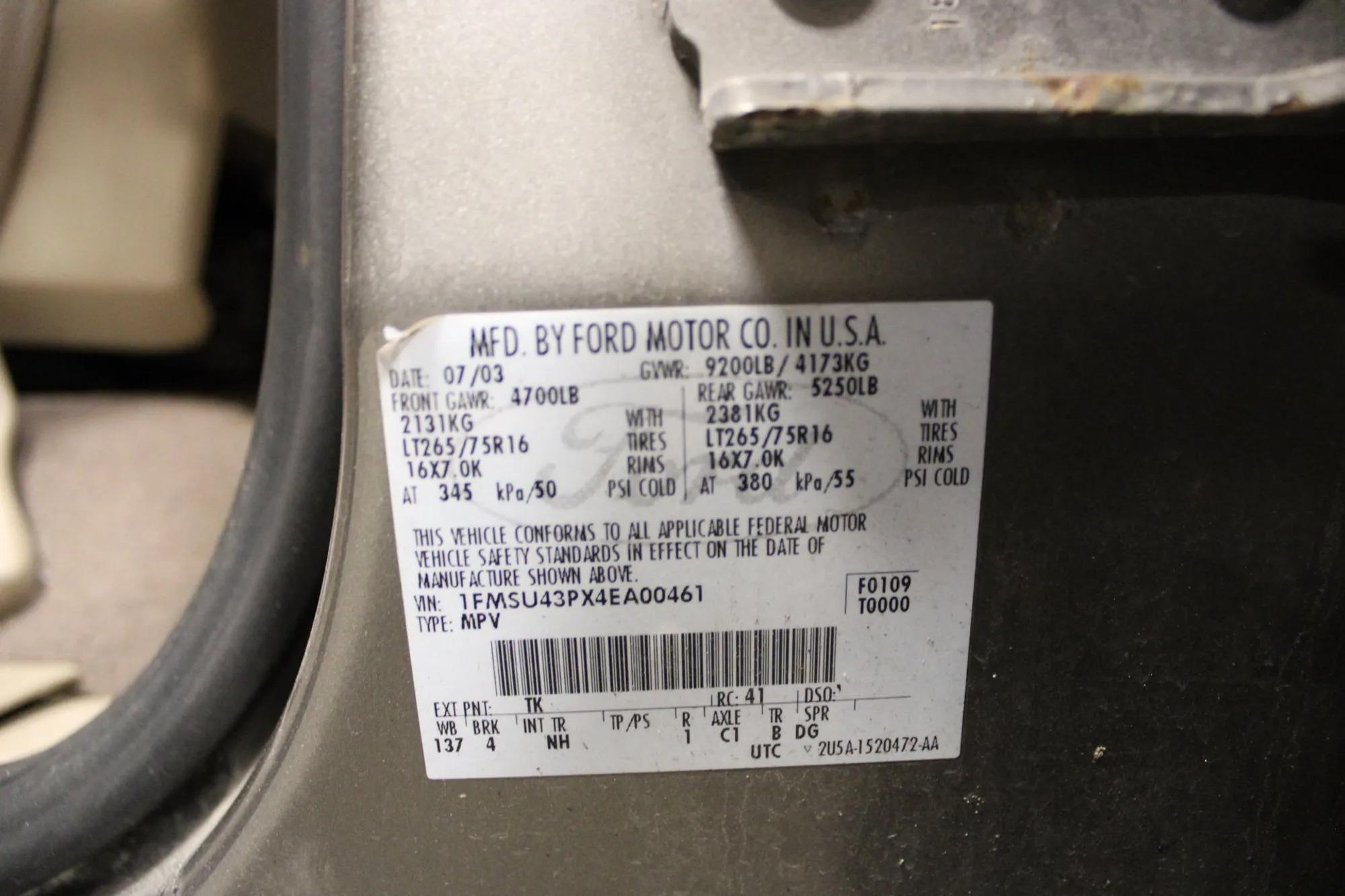 2004 Ford Excursion Limited