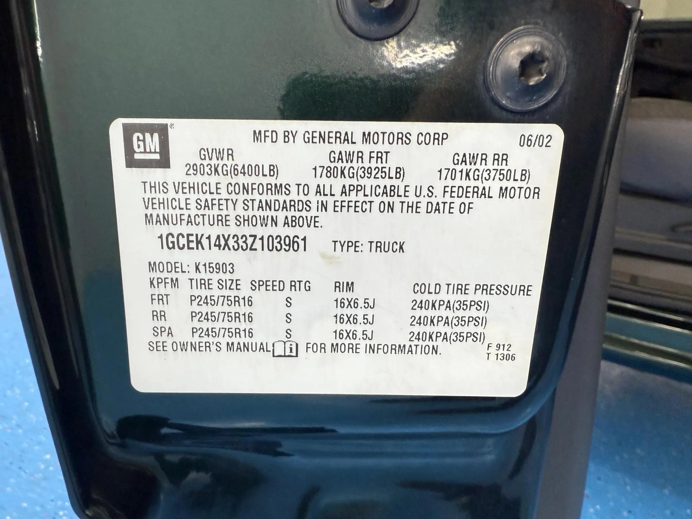 2003 Chevrolet Silverado 1500