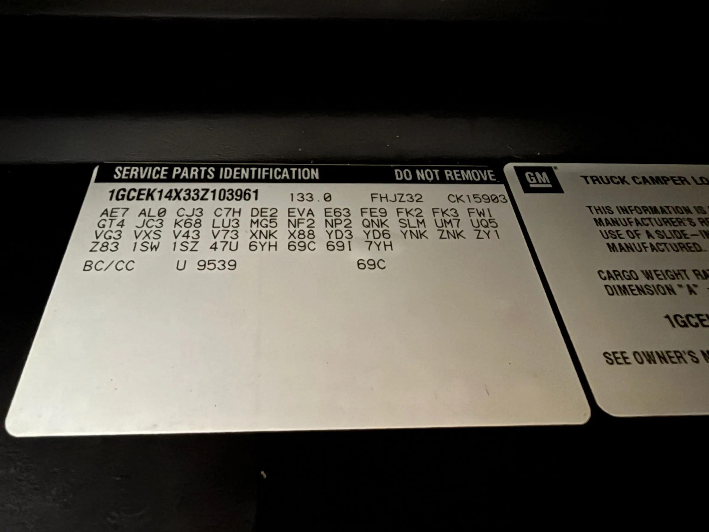 2003 Chevrolet Silverado 1500