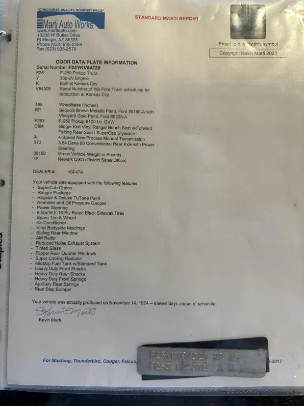 Modified 1975 Ford F-250 SuperCab 4×4