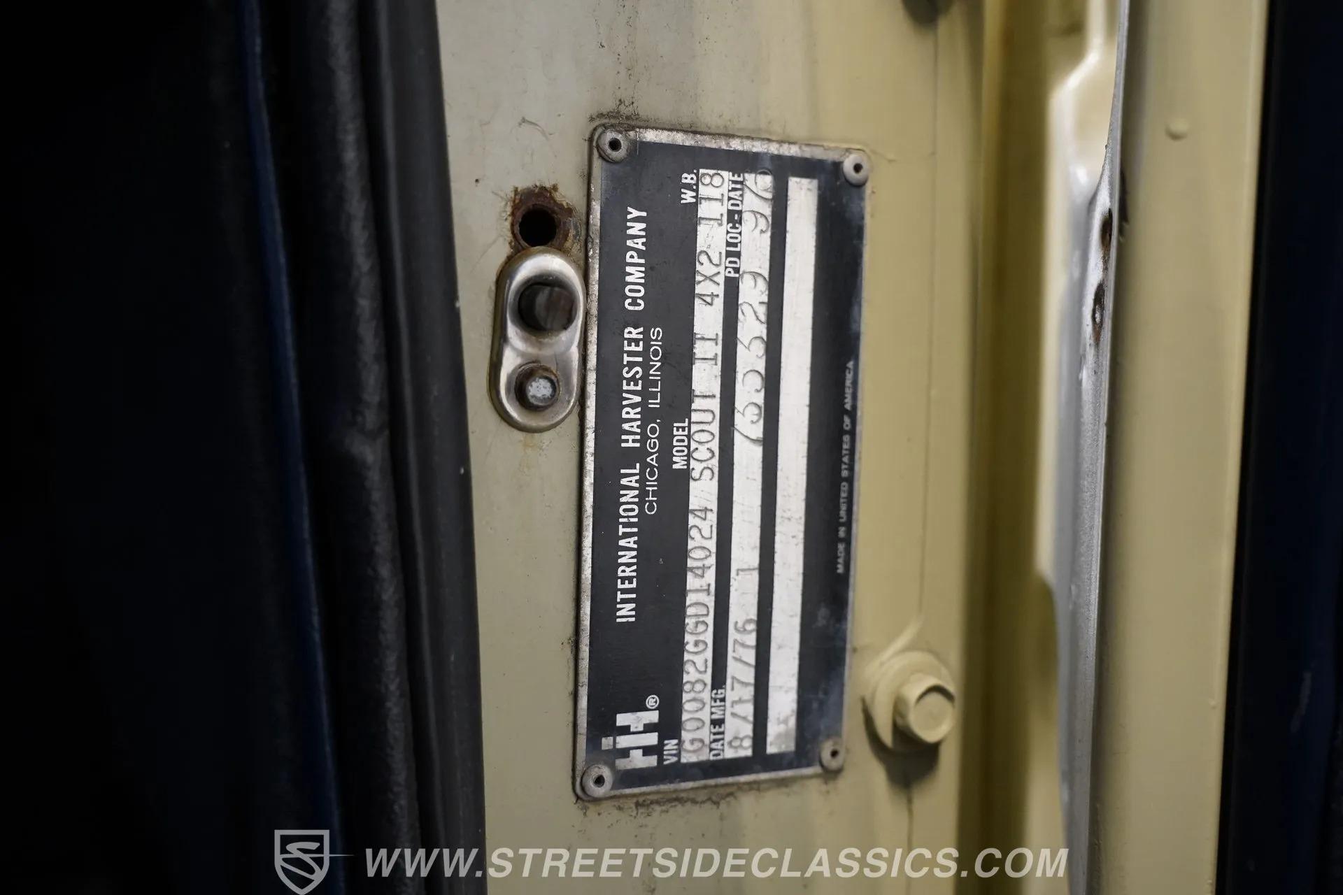 1977 International Harvester Scout II Traveler