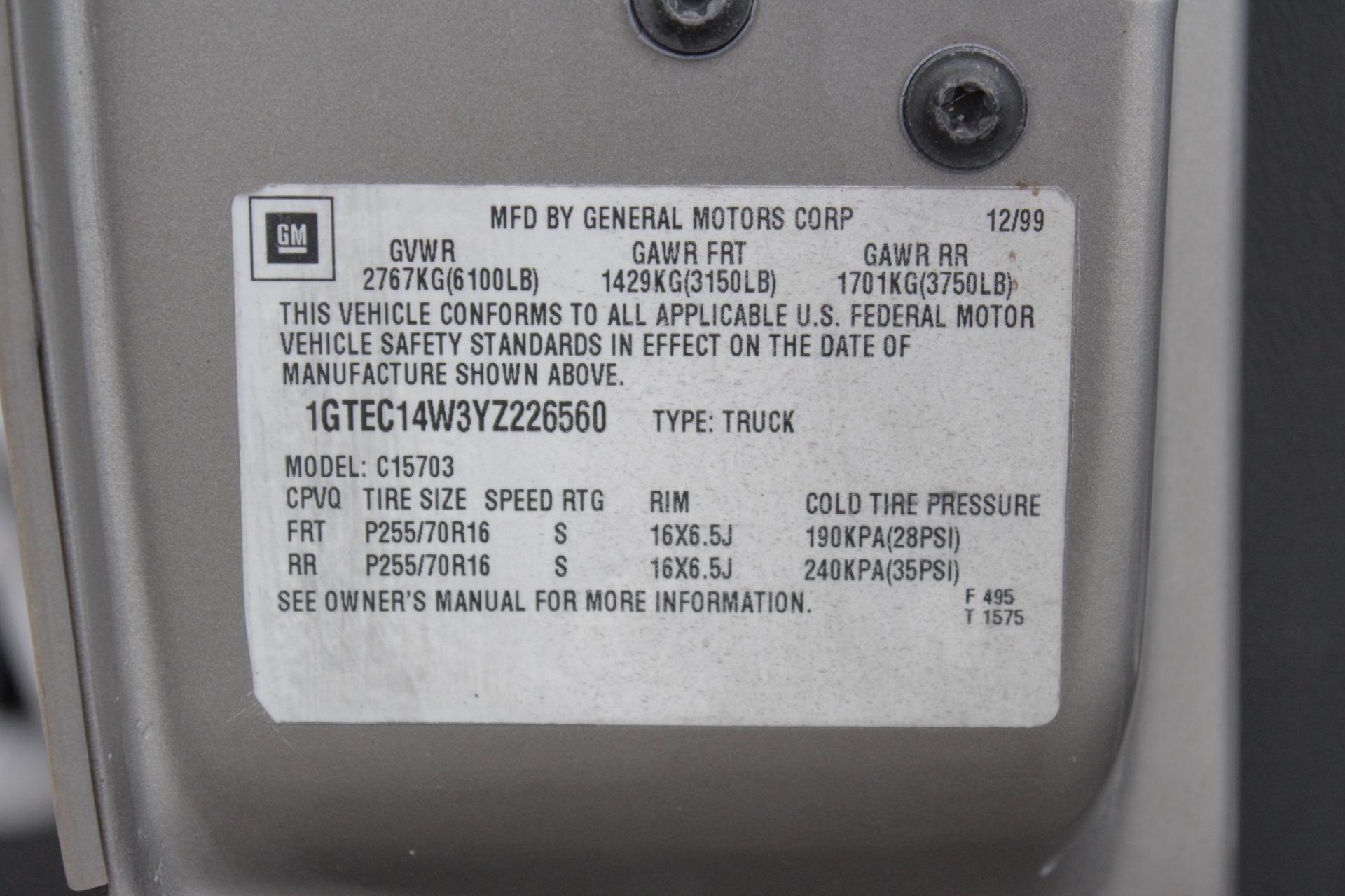 2000 GMC Sierra 1500 SL