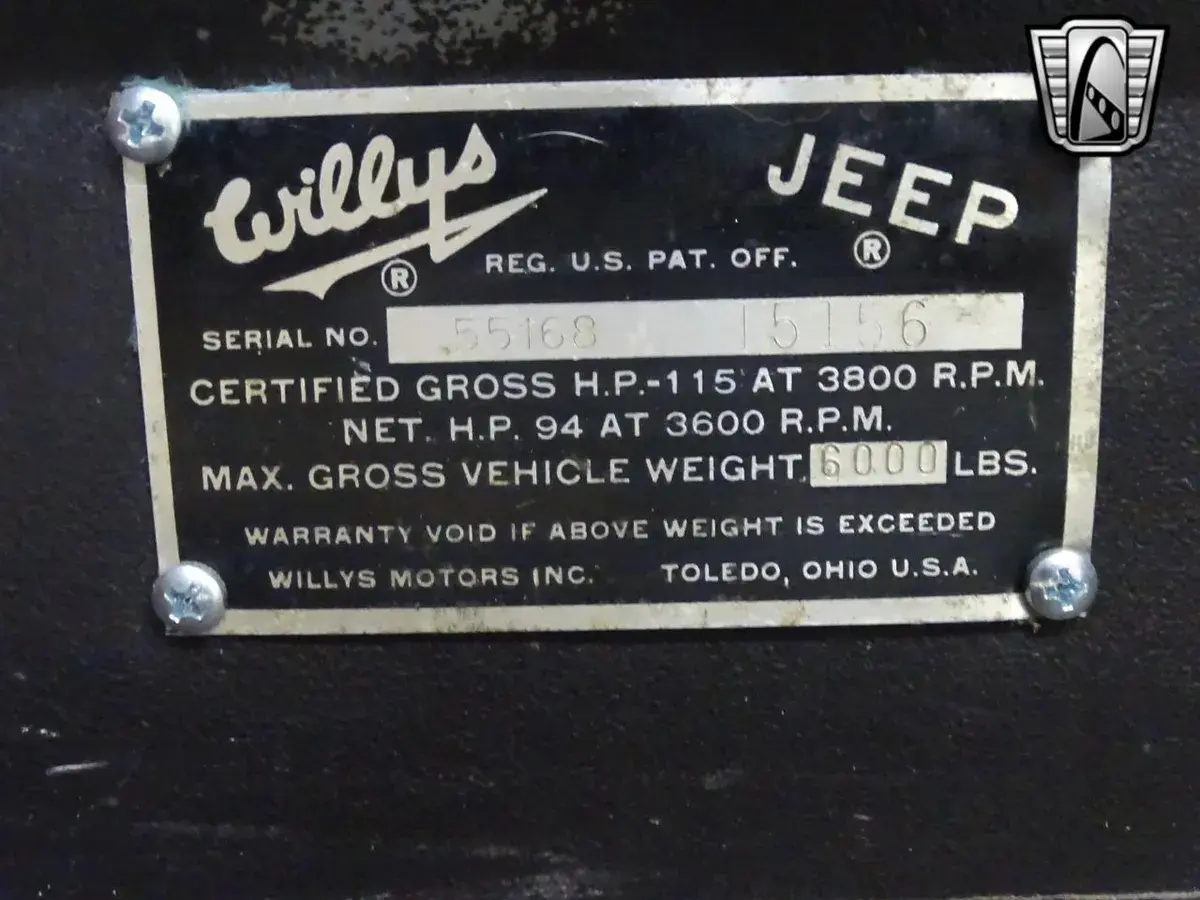 Restored 1957 Willys Jeep Pickup