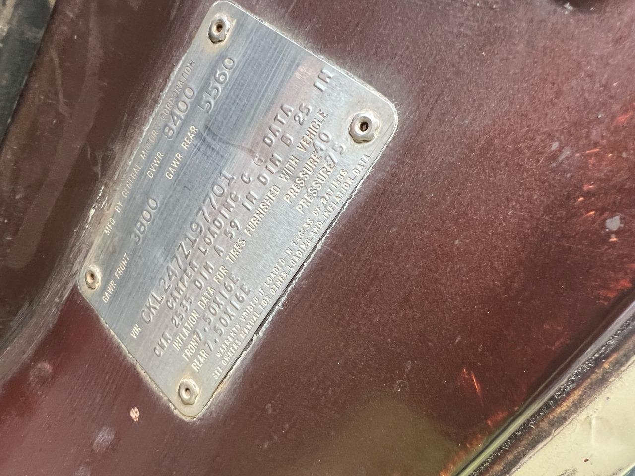 1977 Chevrolet K20 Cheyenne