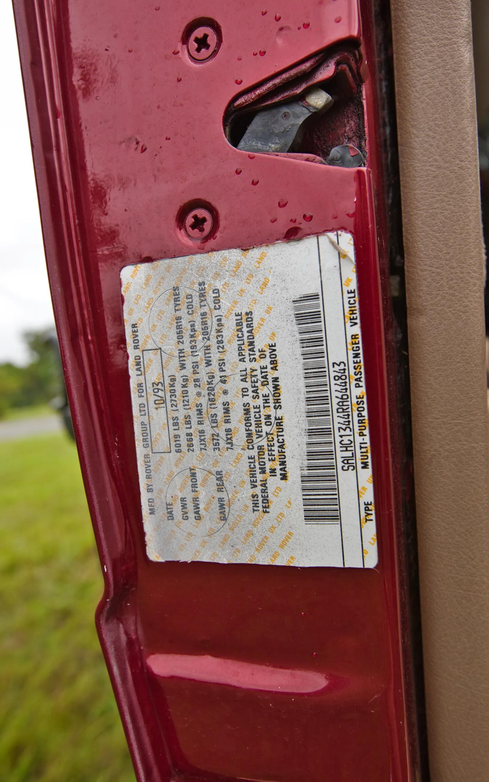 1994 Land Rover Range Rover County LWB