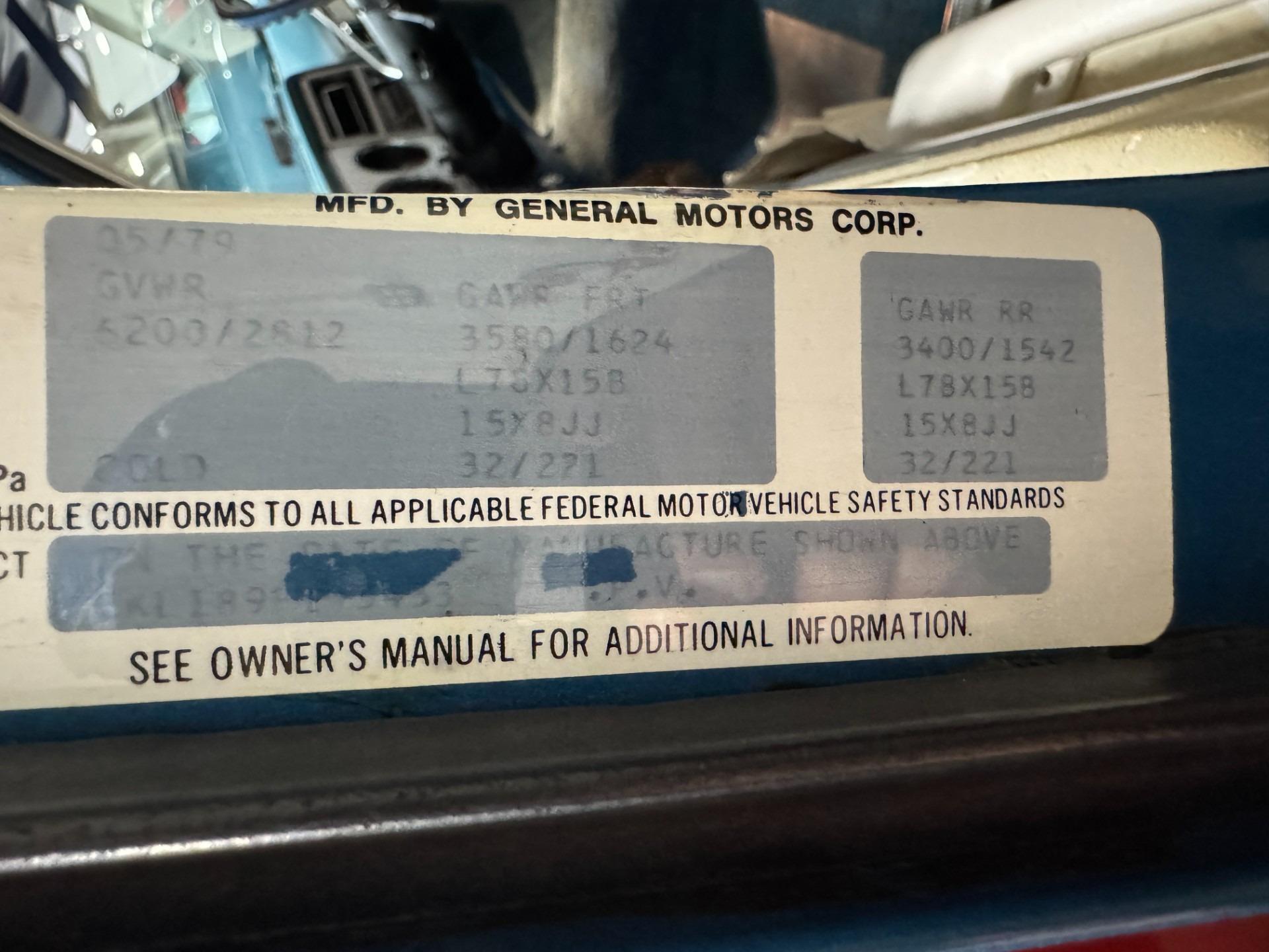 50 Original-Mile 1979 Chevrolet K5 Blazer Cheyenne