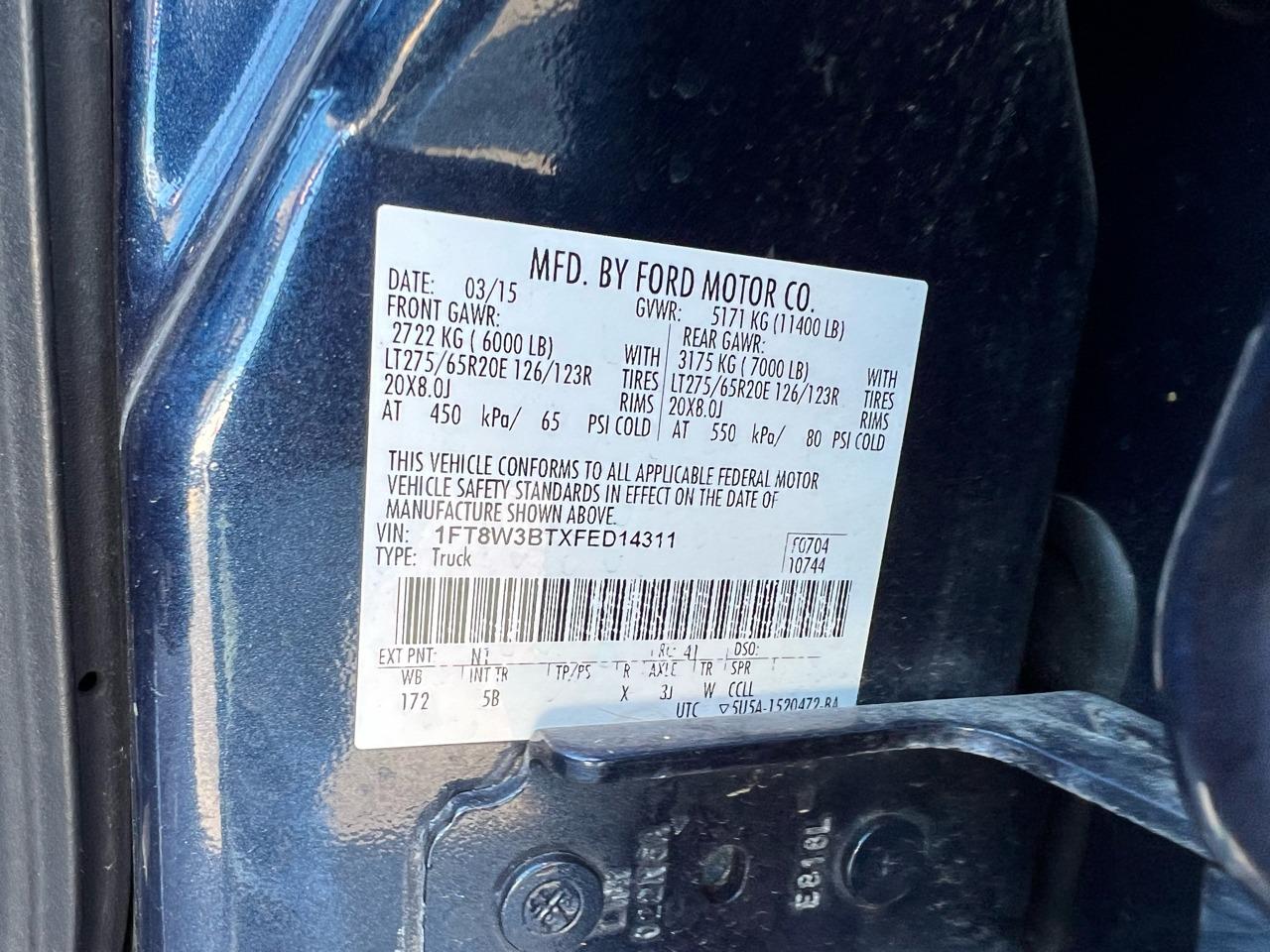 2015 F-350 Ford Super Duty Lariat 4×4