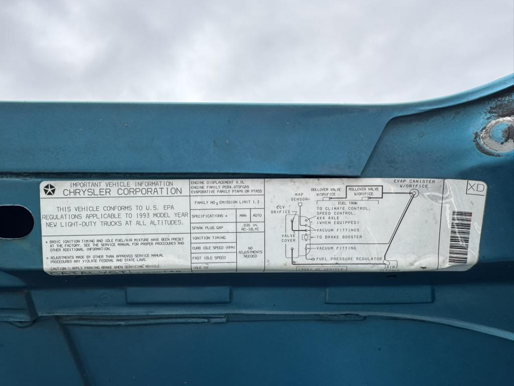 53k-Mile 1993 Jeep Wrangler YJ Splash Edition