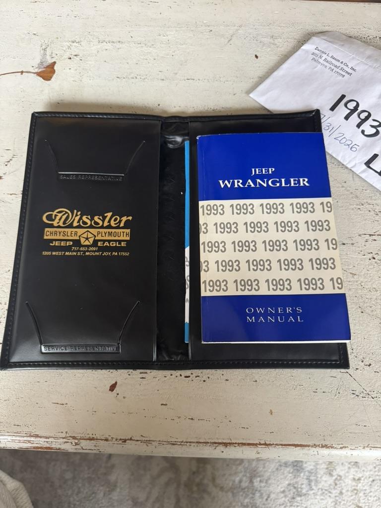 53k-Mile 1993 Jeep Wrangler YJ Splash Edition