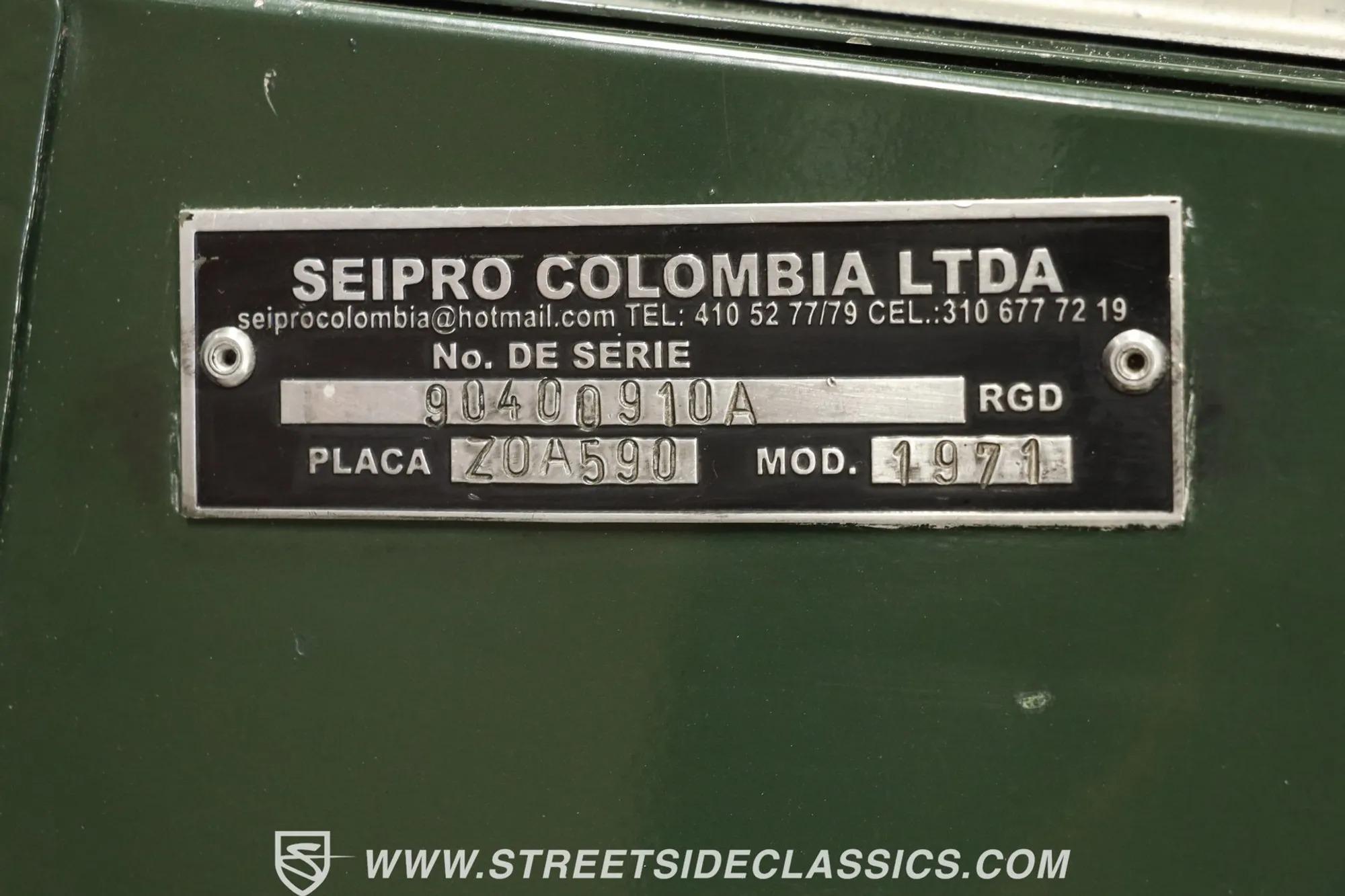 1971 Land Rover Series IIA