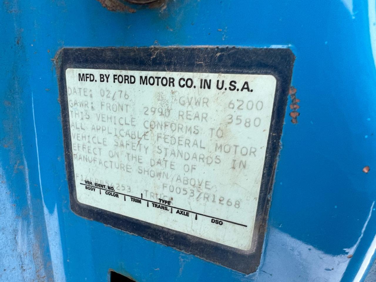 1976 Ford F-150 4×4