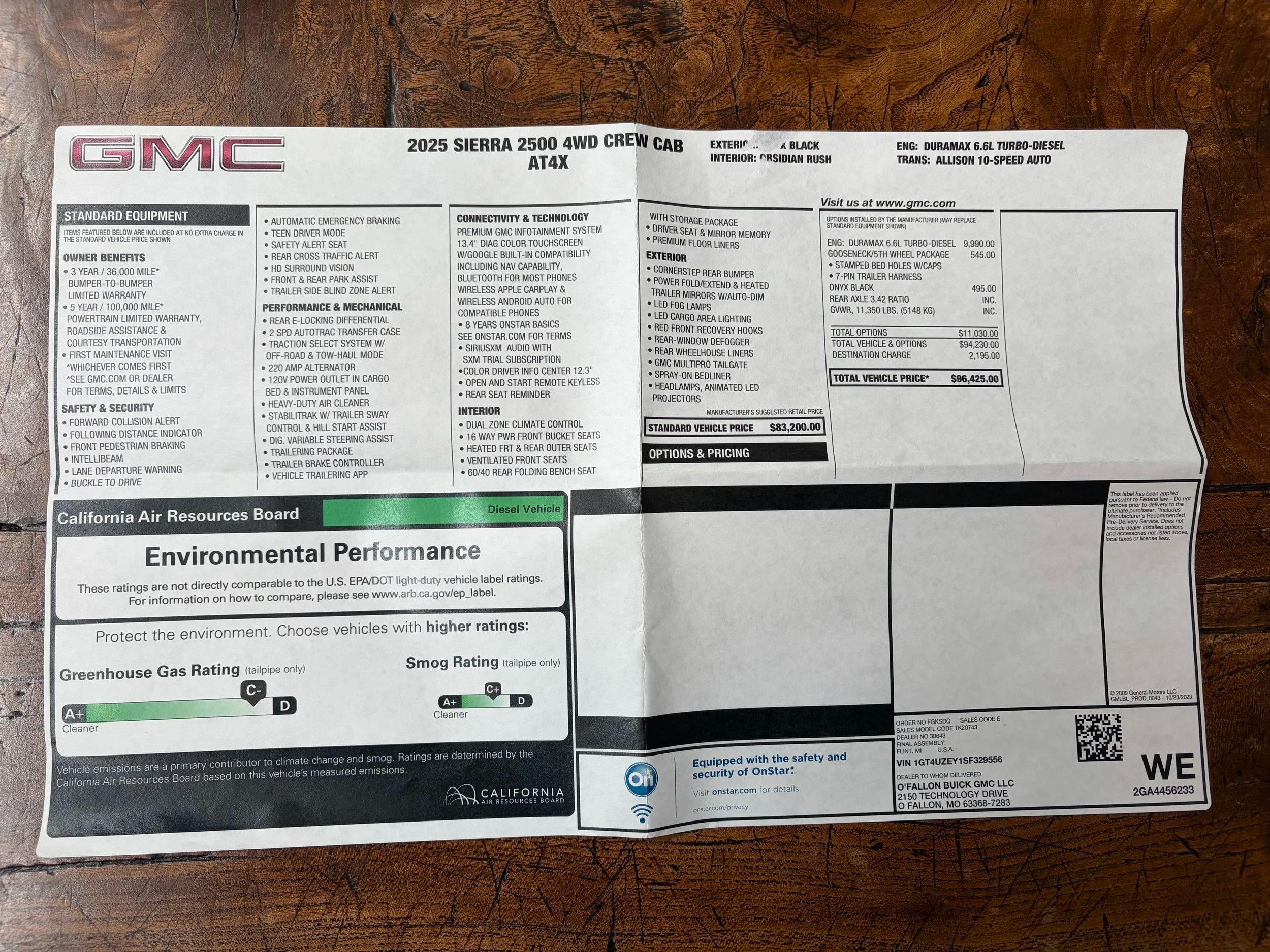 2025 GMC Sierra 2500 AT4-X