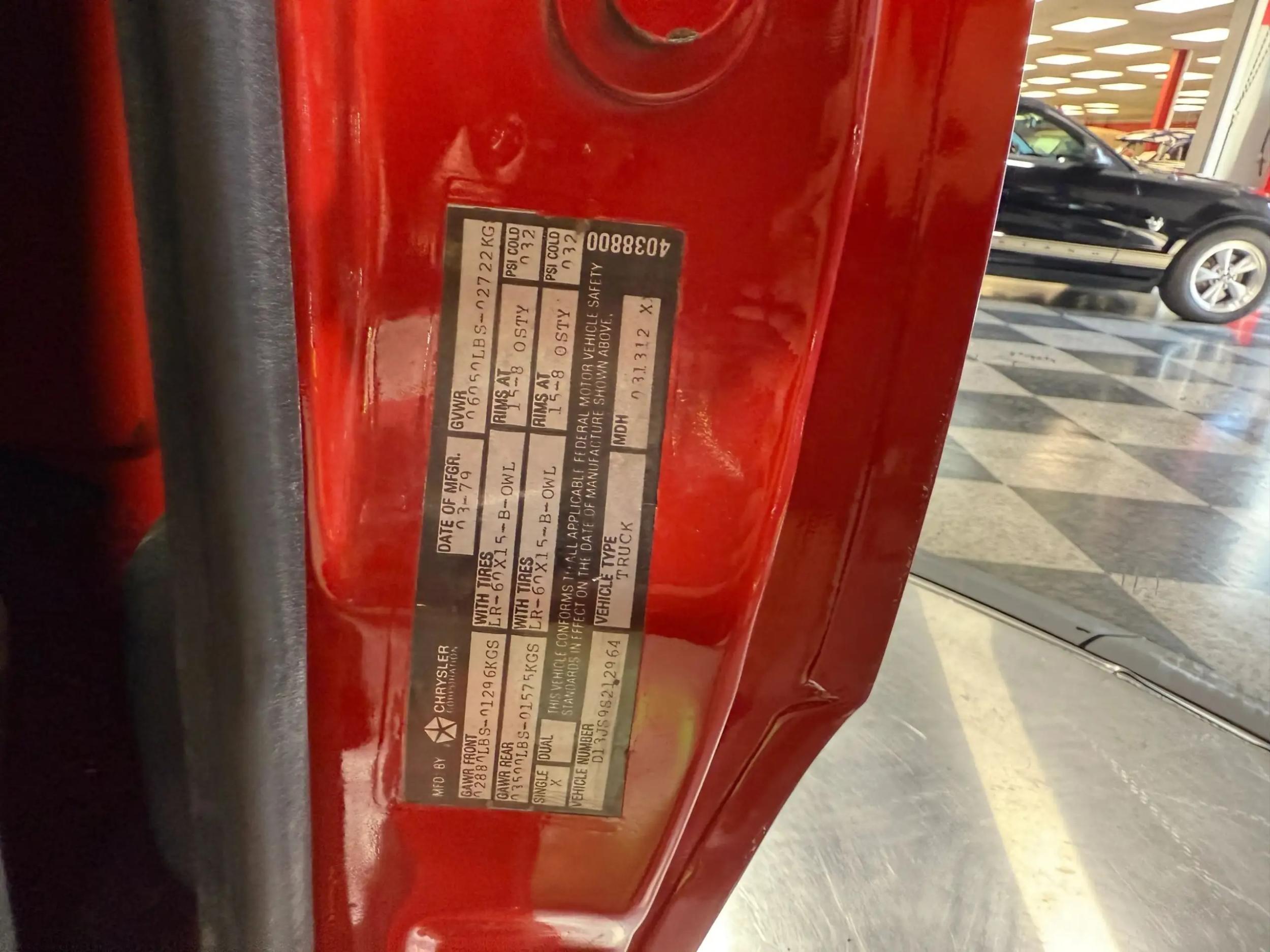 1979 Dodge D150 Li'l Red Express