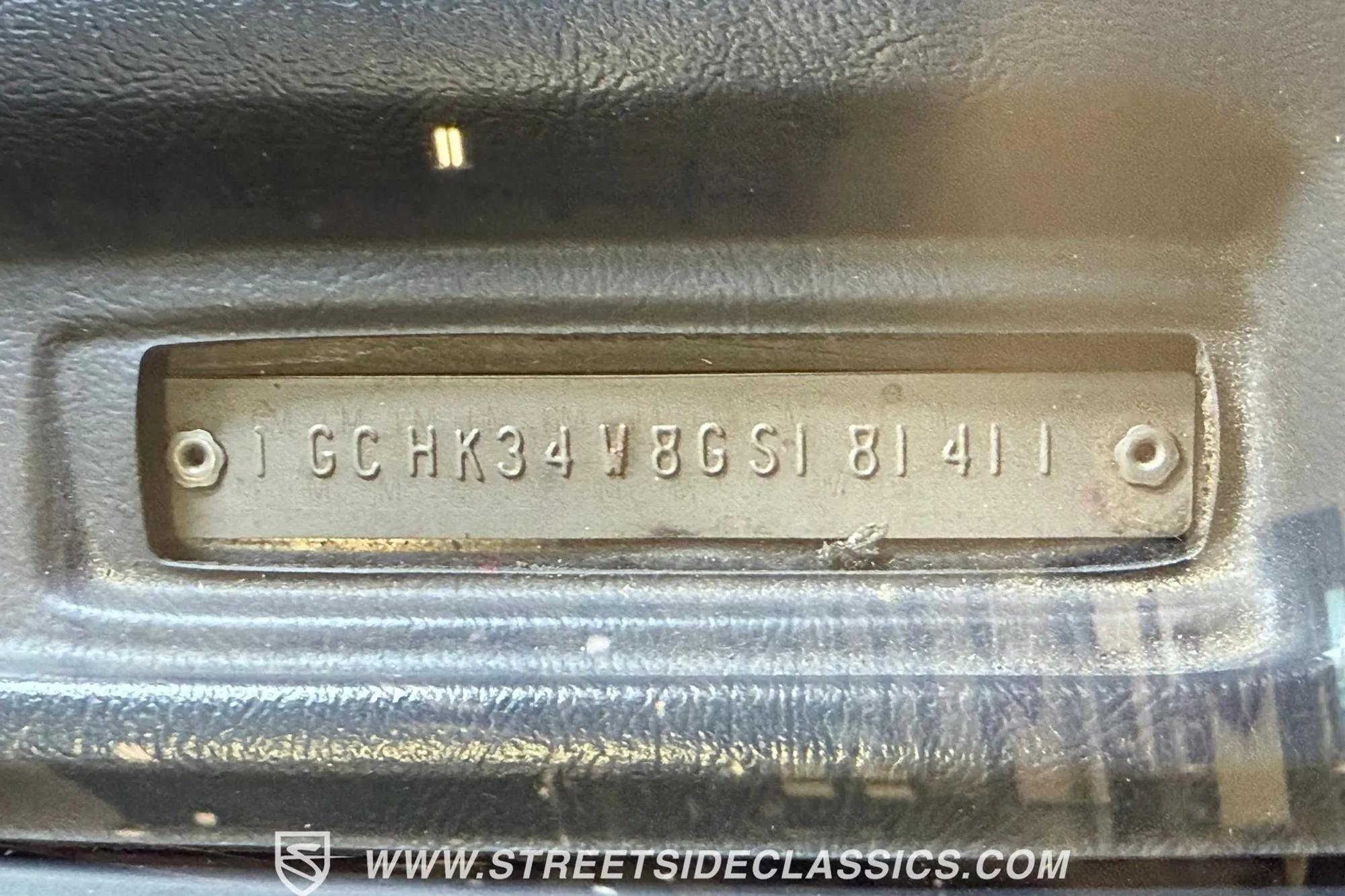 1986 Chevrolet K30 Silverado 4×4 Pickup