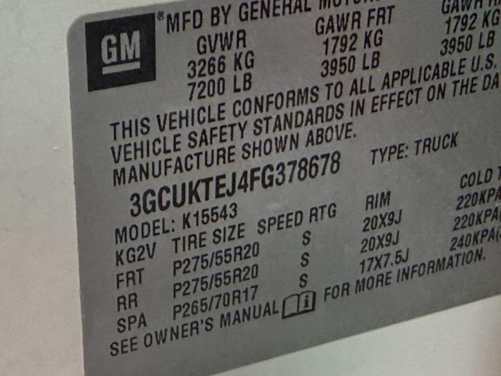 2015 Chevrolet Silverado 1500 High Country