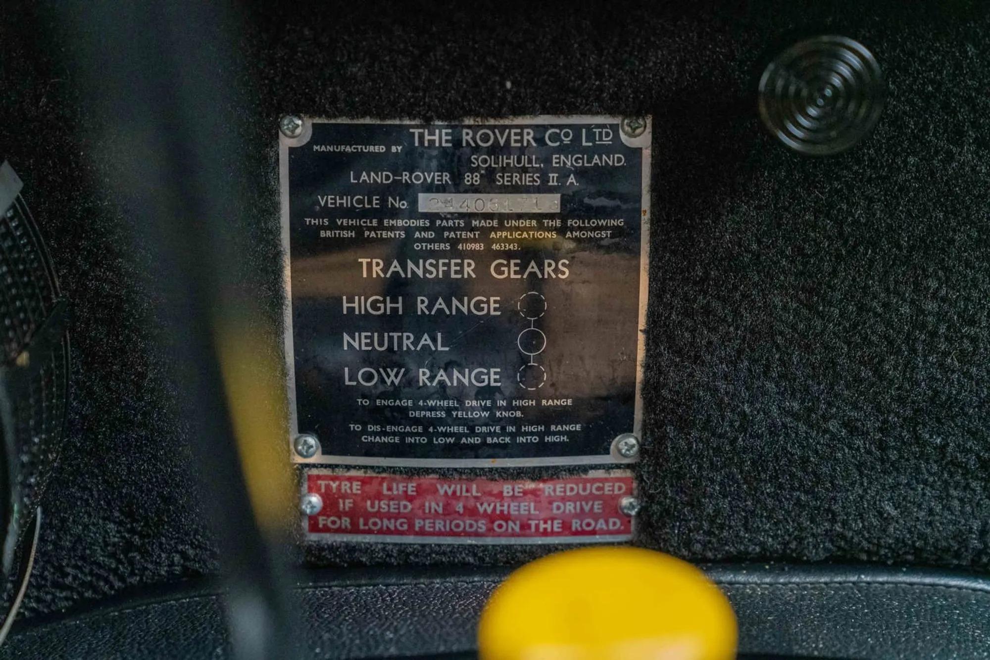 1964 Land Rover 88 Series IIA