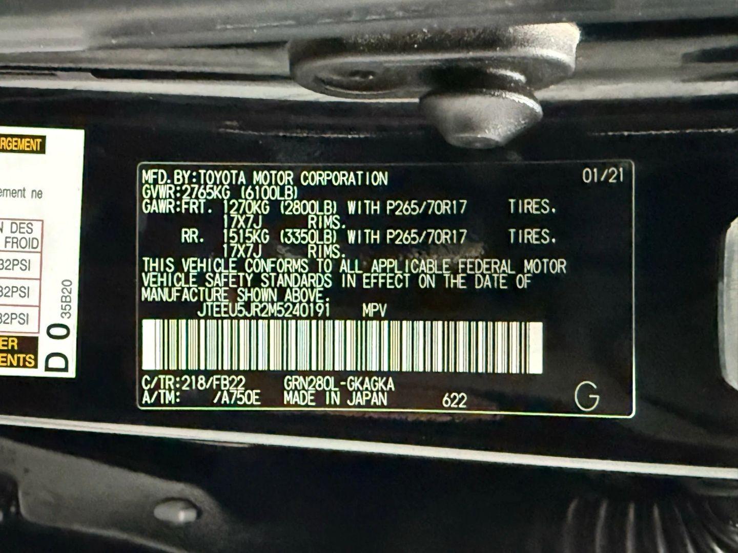 2021 Toyota 4Runner SR5