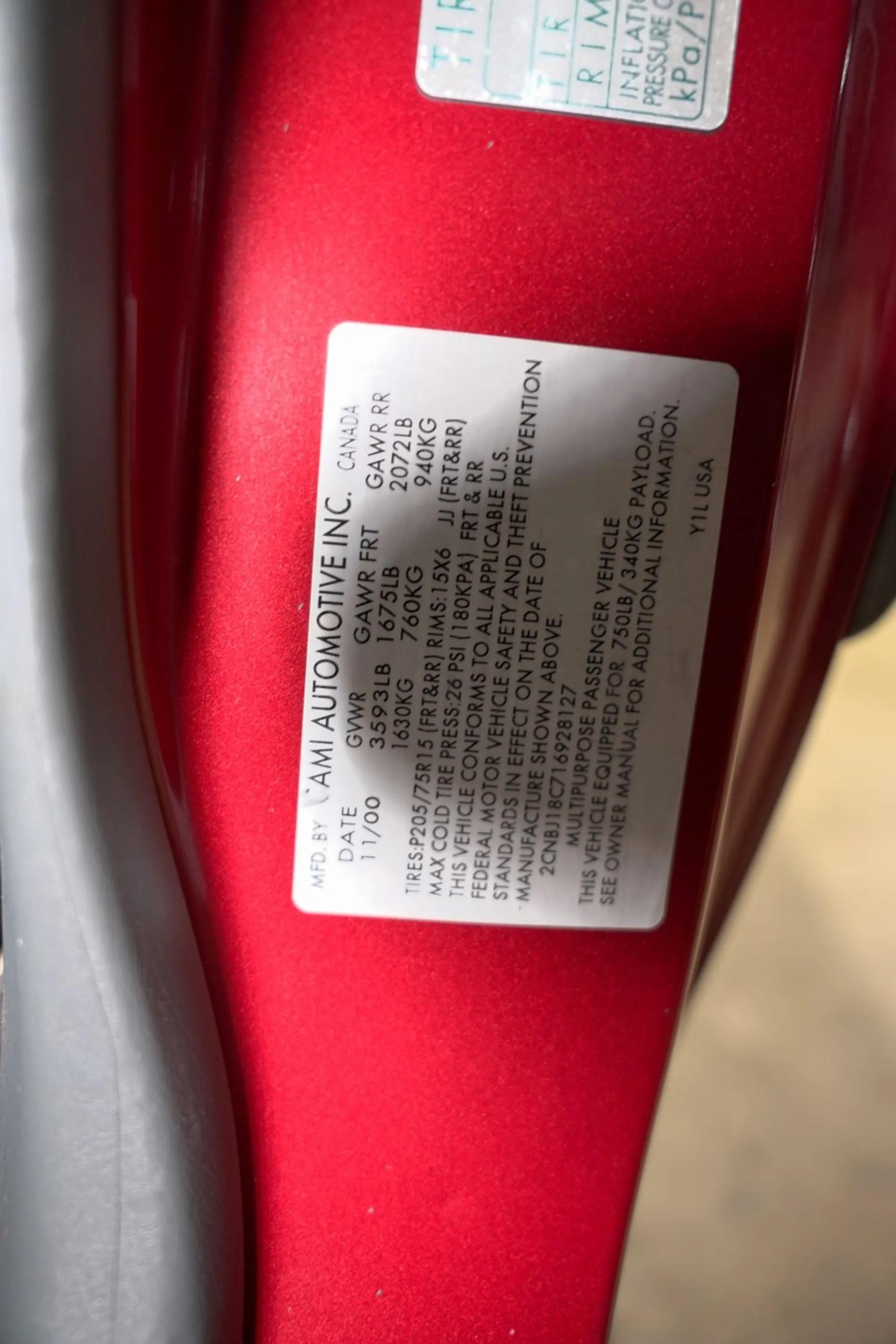 1999 Chevrolet Tracker 4×4