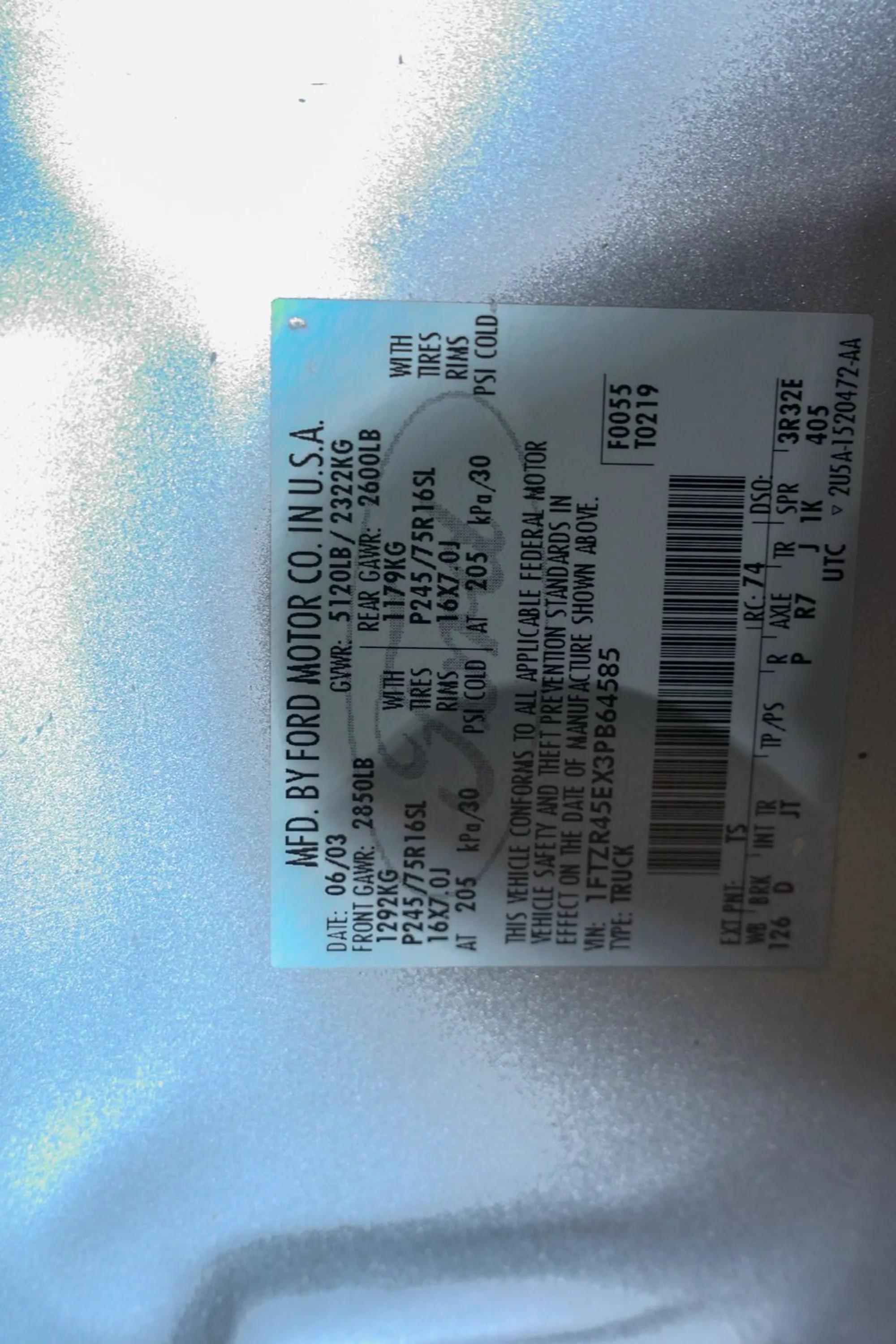 2003 Ford Ranger XLT 4×4