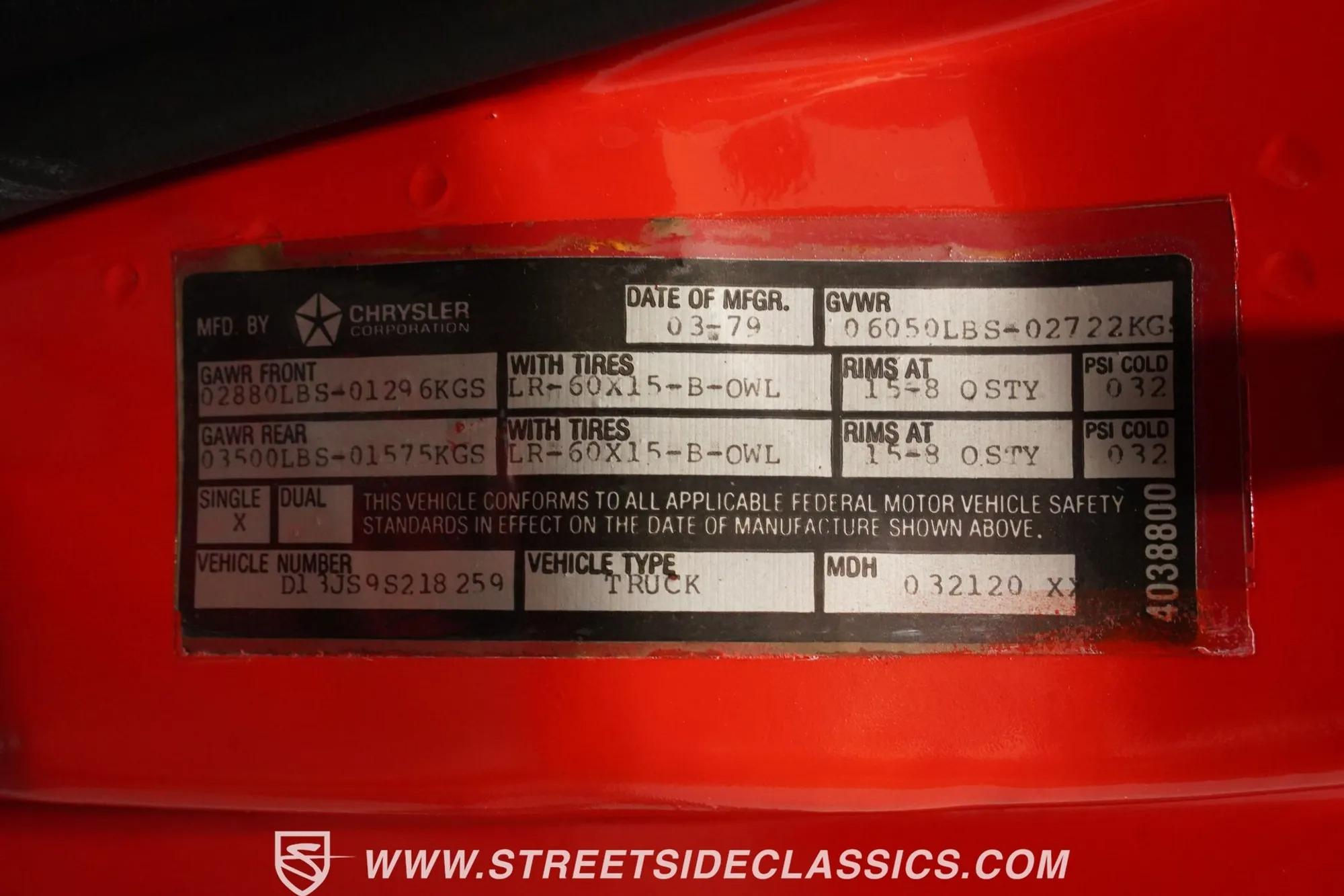 1979 Dodge Lil Red Express