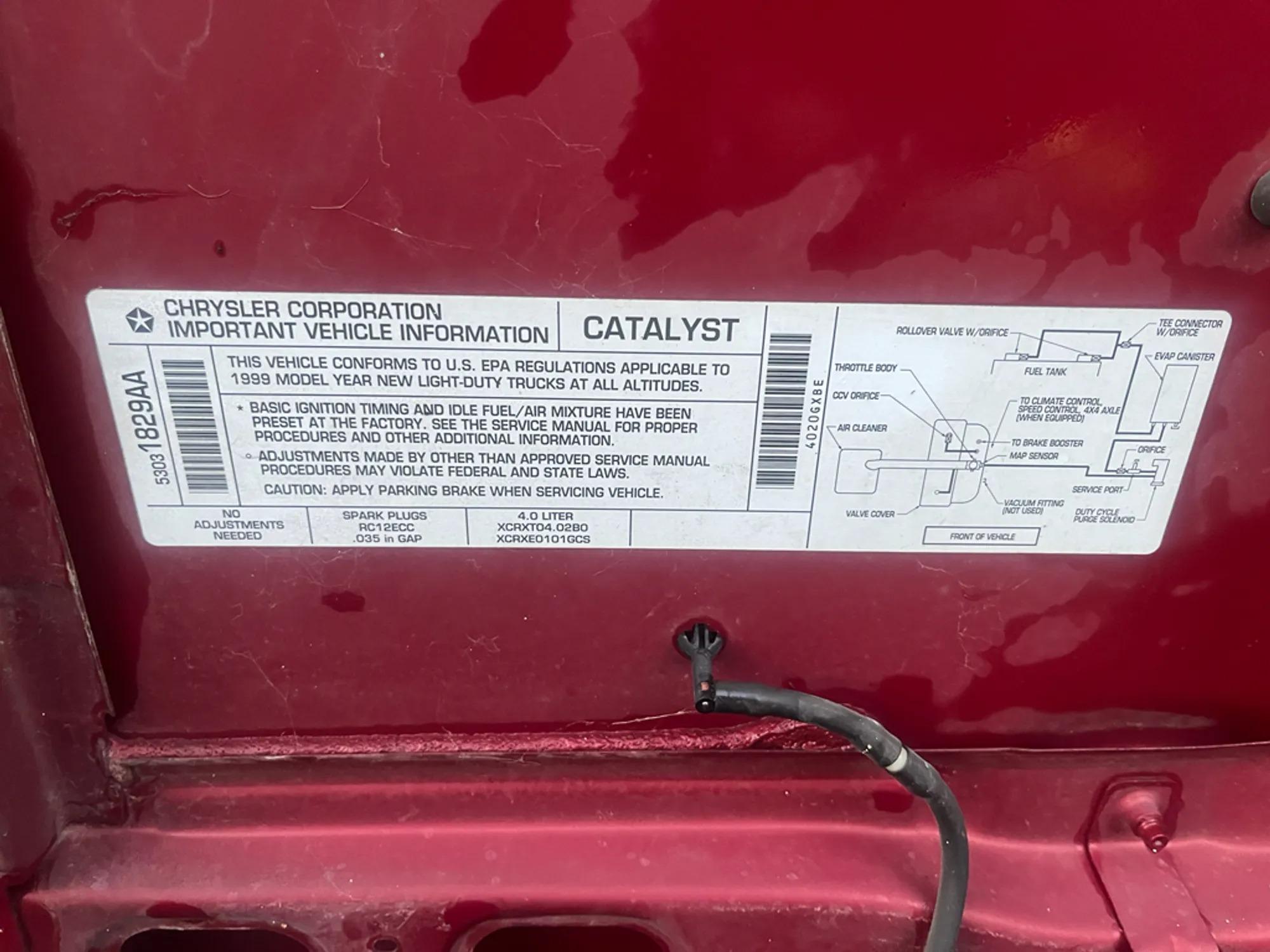 1999 Jeep Wrangler Sport