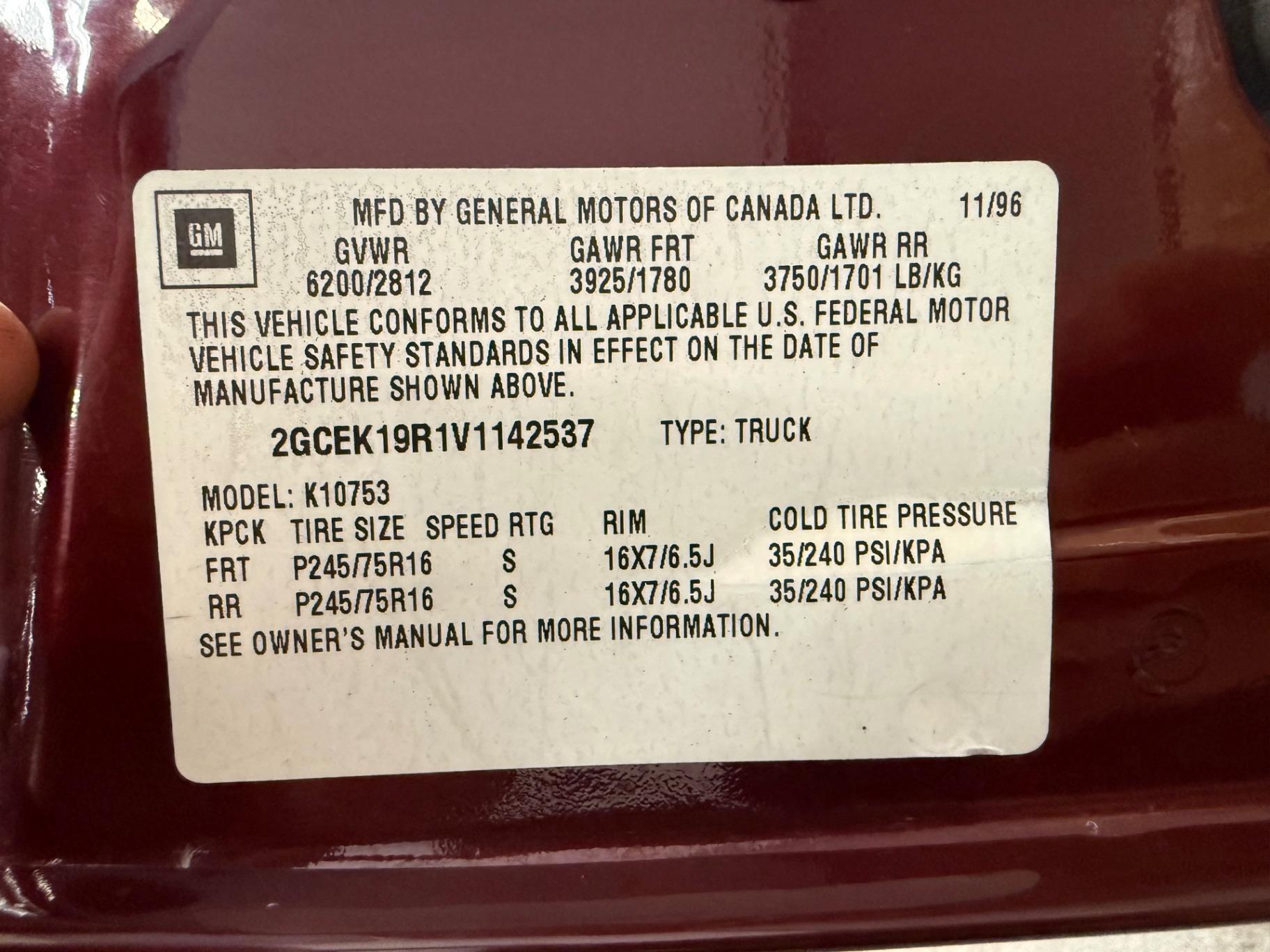 1997 Chevrolet K1500 Silverado