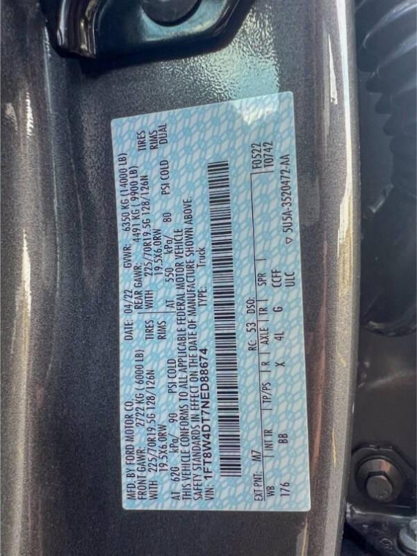 2022 Ford F-450 DEFCO BA450