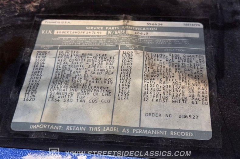 1985 Chevrolet K5 Blazer Silverado